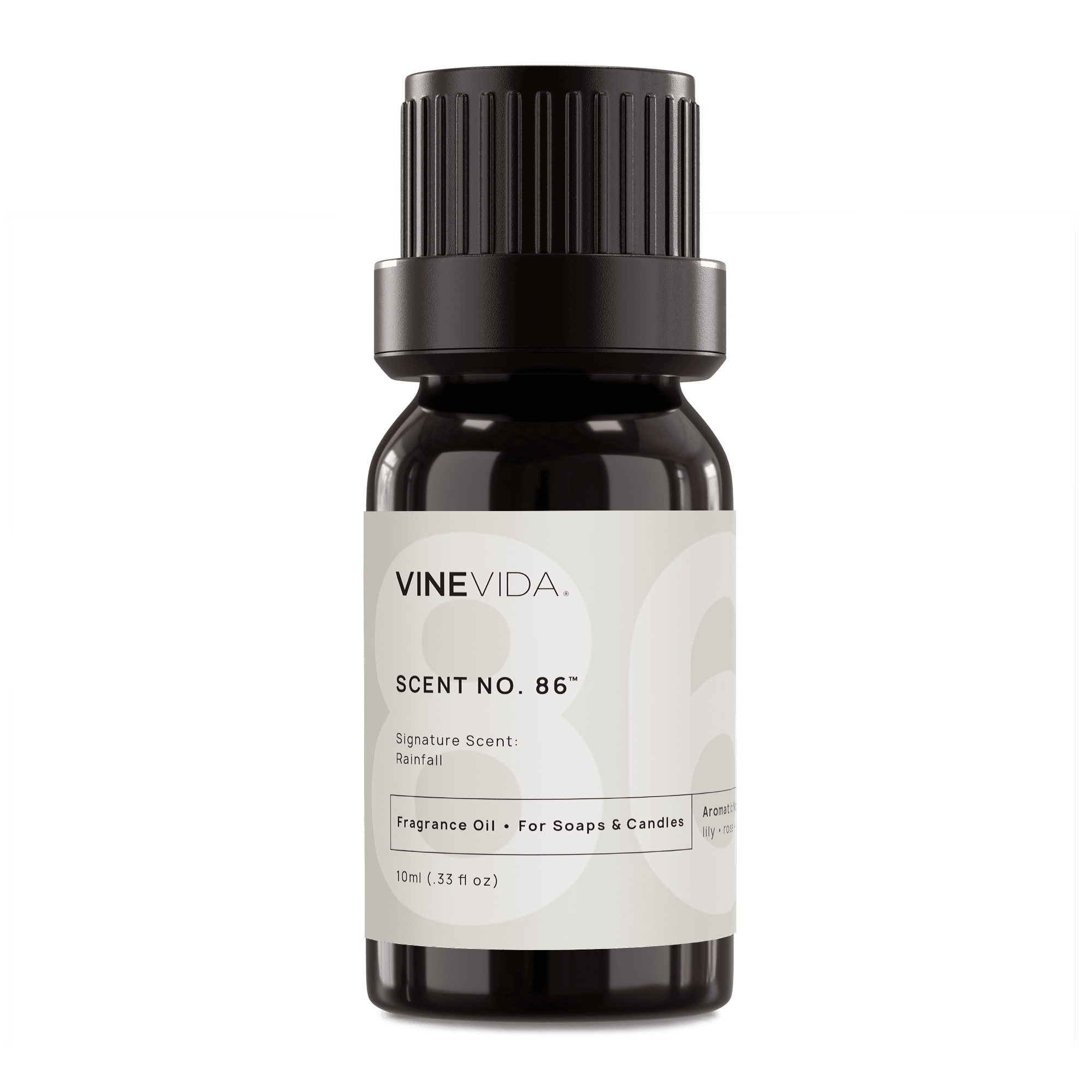 NO. 86 Rainfall Scented Fragrance Oil for Handmade Soap, Candle Making, Diffusers & Home Aromatherapy - Fresh Rain Aroma for Relaxation & Stress Relief