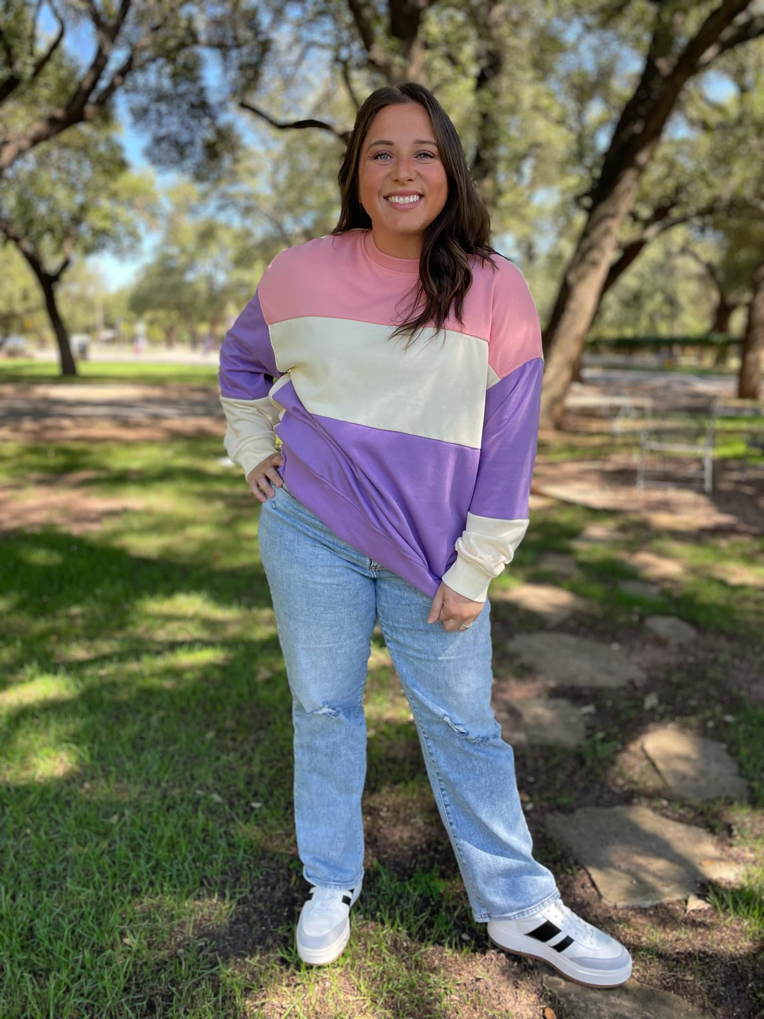 PREORDER: Finnley Colorblock Pullover Sweater - 4 Stylish Colors for Women | Perfect for Casual Outfits, Fall Layering & Cozy Winter Wear