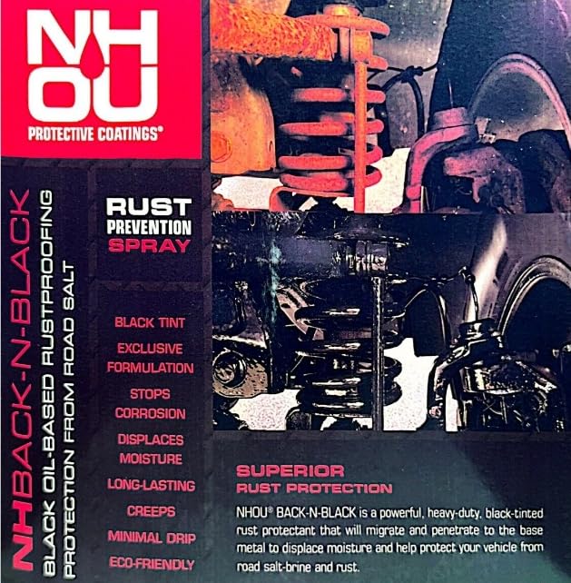 Professional Gal NH Oil Undercoating Kit with Pro Undercoating Gun, 2 Wands, 3 Quart Bottle & 50 Plugs - Perfect for Automotive Rust Protection and Underbody Maintenance