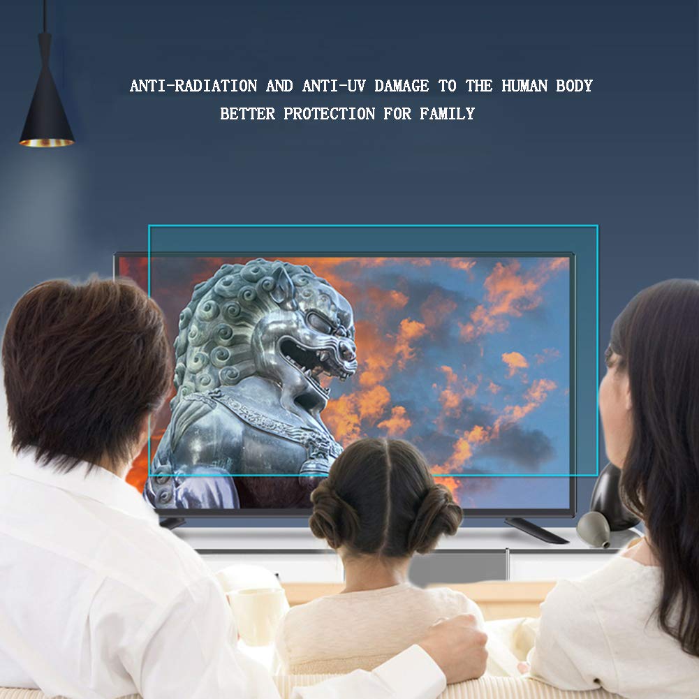 AIZYR Anti-Blue Light TV Screen Protector 52inch - Reduce Eye Strain for LCD/LED/OLED TVs - Home & Office Use