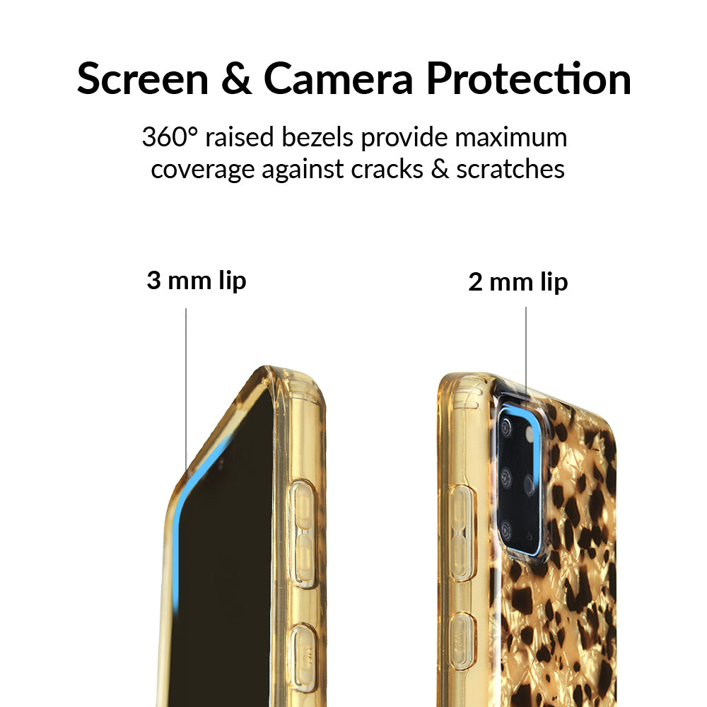 Samsung Galaxy Phone Case - Blonde Tortoise Shell Design - Protective & Stylish Cover for Everyday Use & Travel