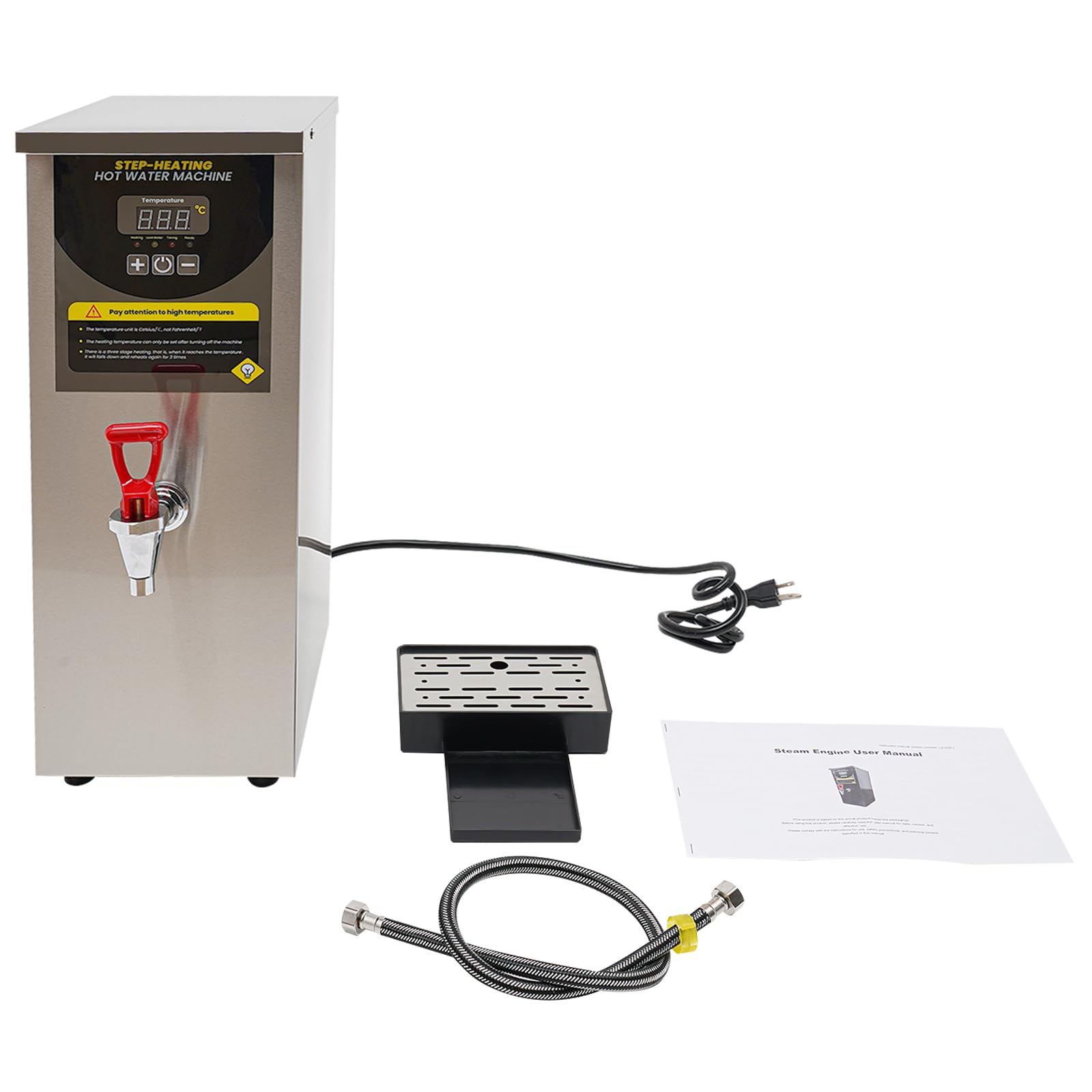 Commercial Electric Hot Water Dispenser 8L/2.11Gal - 2000W Fast Boiling Water Machine for Tea, Coffee, Dessert Shops & Hotels - 35L/H Capacity - Perfect for High-Demand Scenes Like Cafes, Restaurants and Catering Services