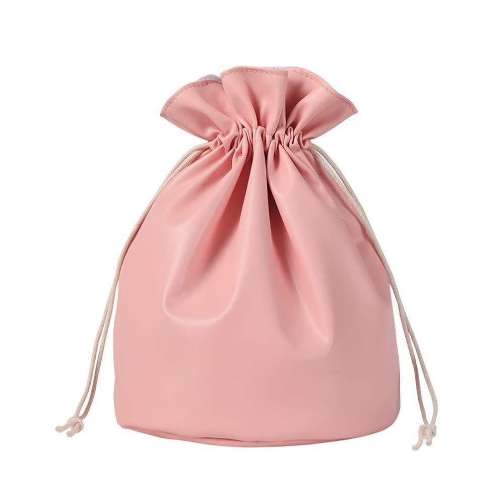 Nipogear Large Waterproof Cosmetic Bag for Women - Travel & Gym Storage (Pink)