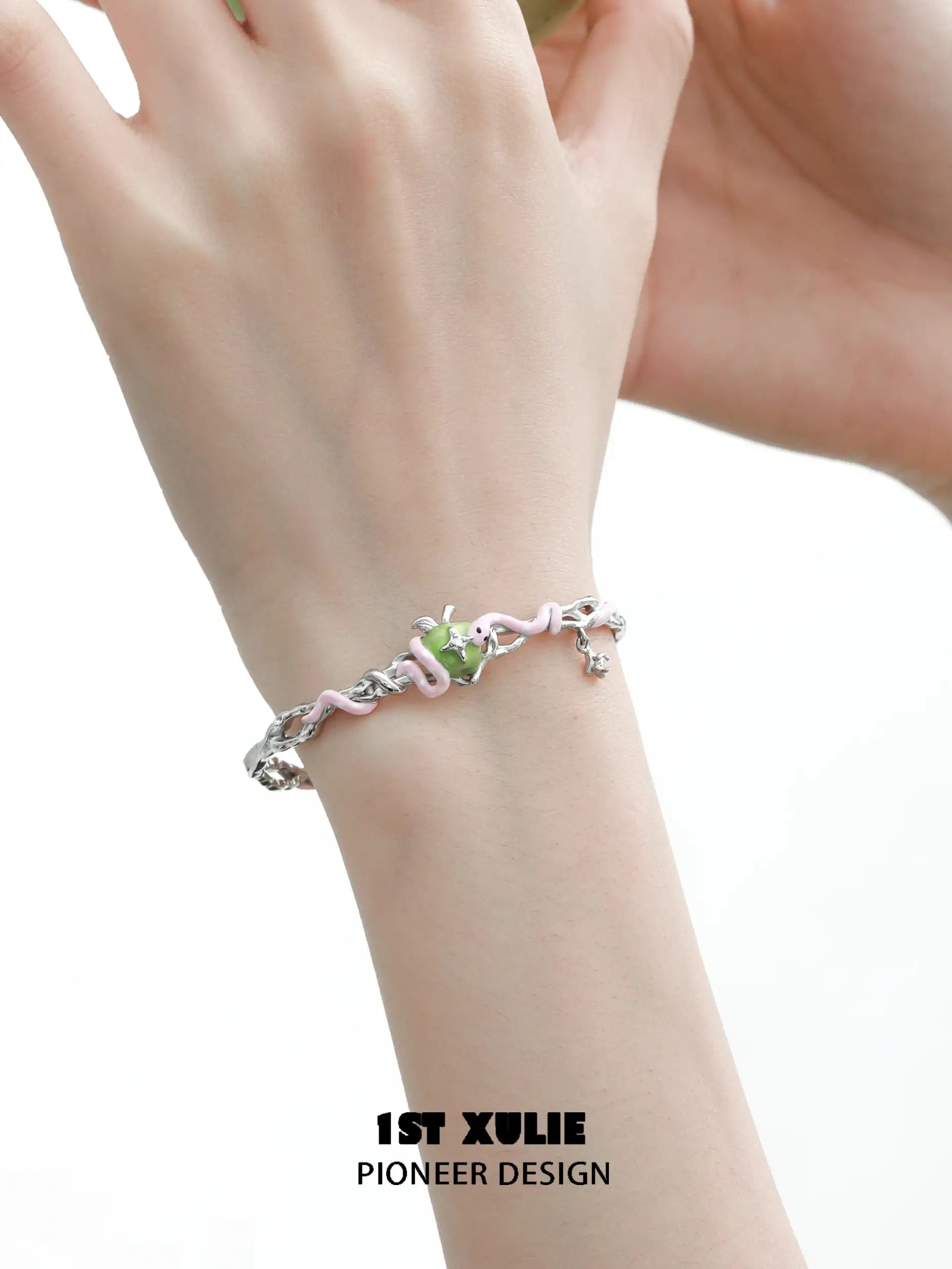 18K Platinum Plated Adjustable Open Bangle Bracelet for Women - Elegant Snake Design Jewelry for Party, Wedding & Everyday Wear