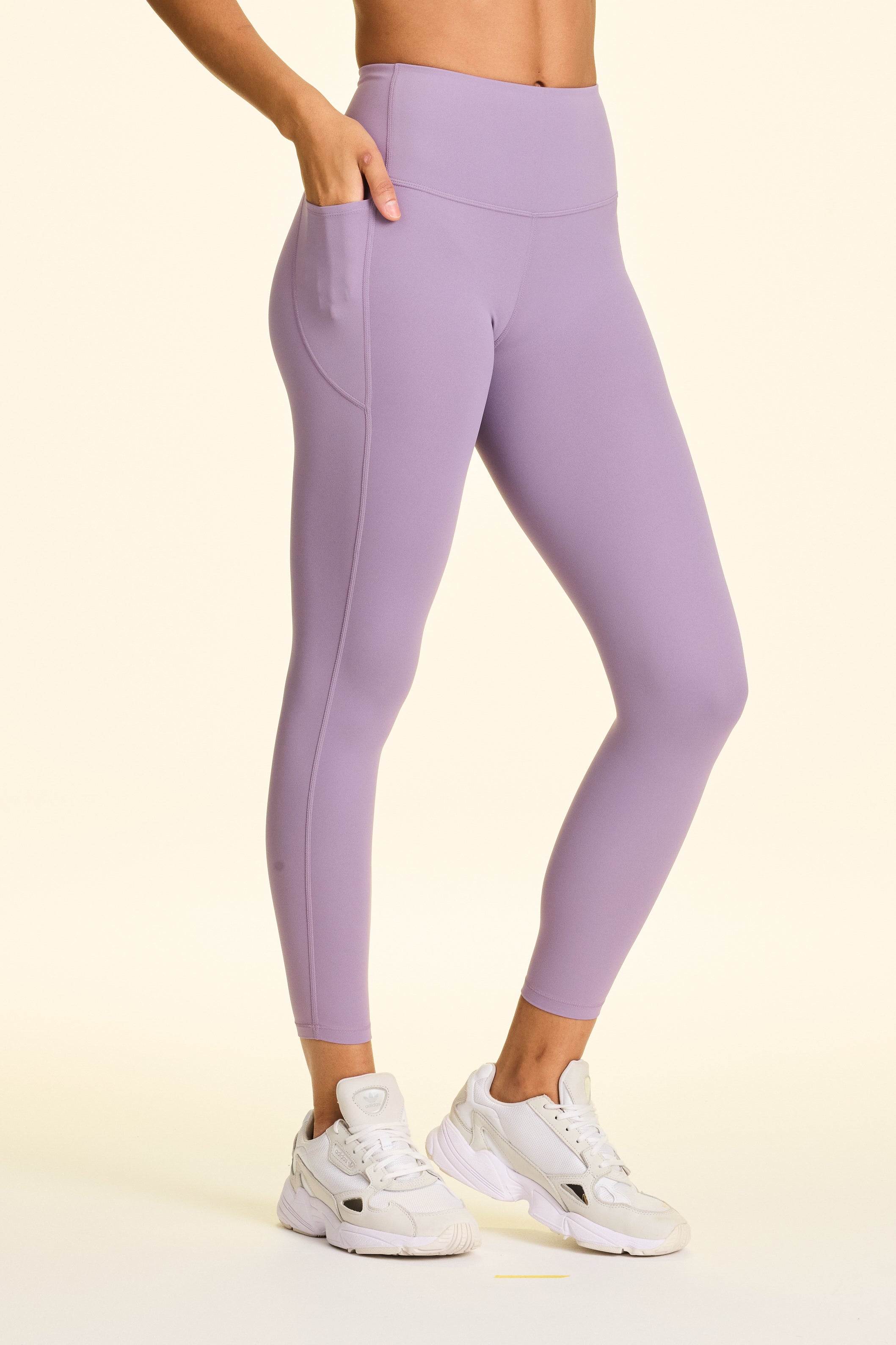 Isla Pocket Legging - High Waist Yoga Pants with Side Pockets for Women | Comfortable Workout Tights for Running, Gym & Lounge Wear