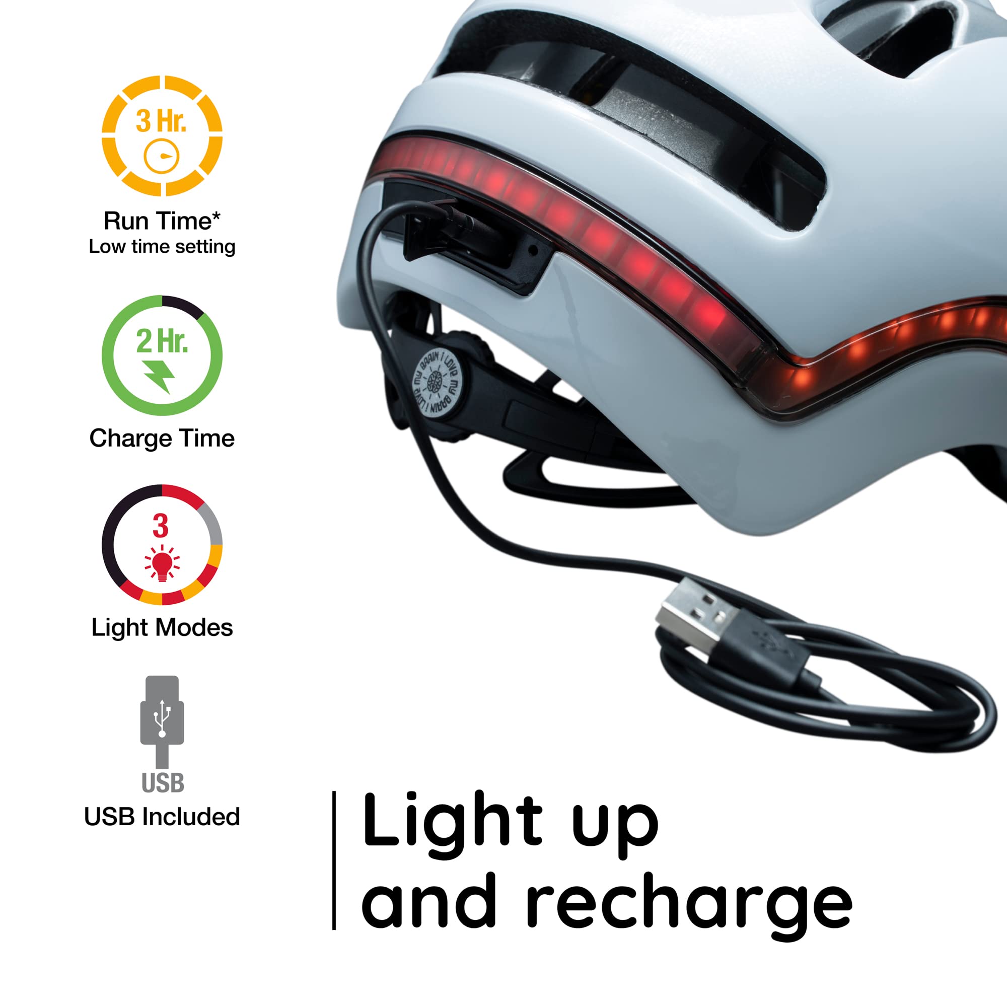 Nutcase VIO Bike Helmet with LED Lights & MIPS Protection - Adult Cycling Helmet for Road Biking, Commuting & Urban Safety - S/M (55-59cm) - Ideal for Night Rides & City Cycling