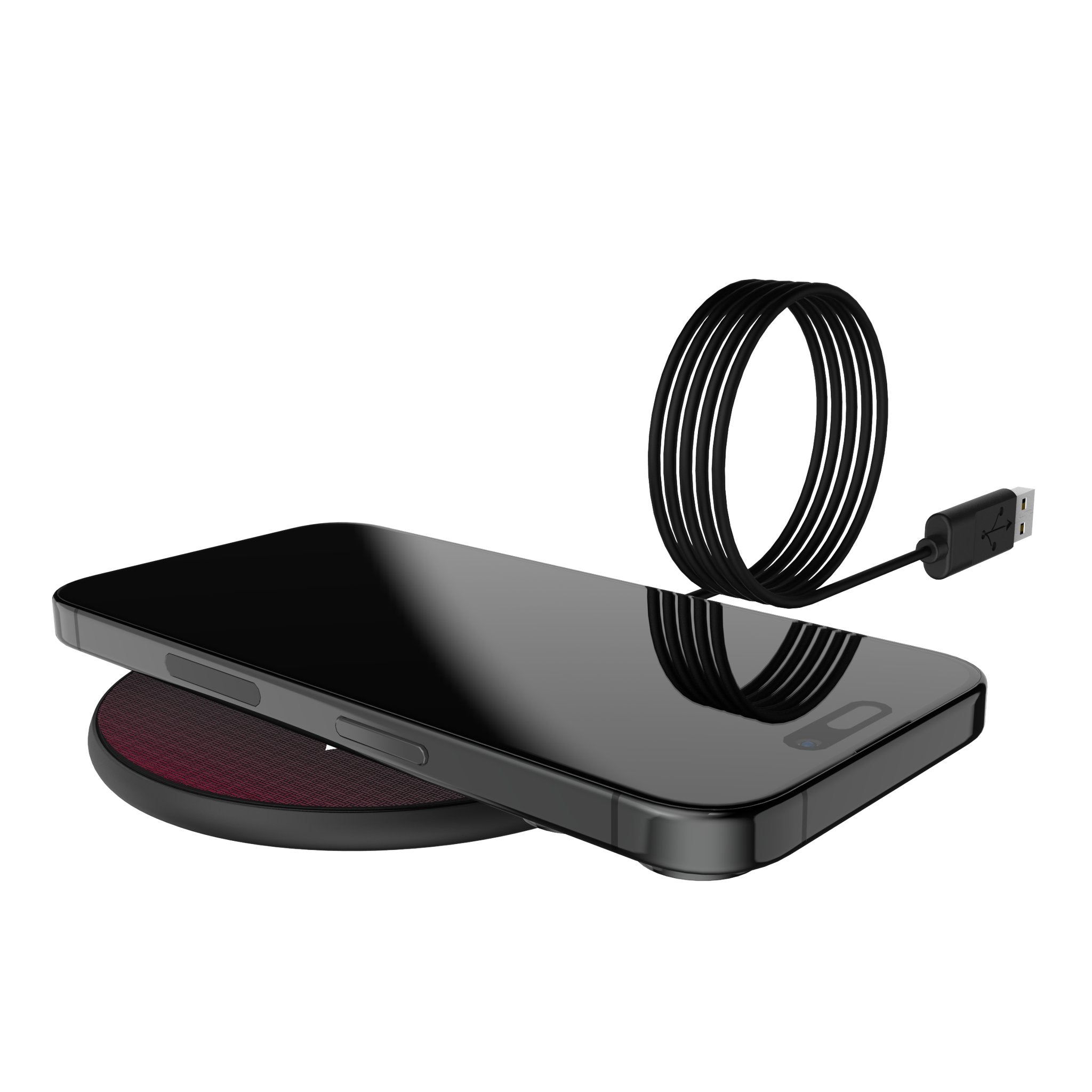 Arizona Cardinals NFL Team 15W Fast Wireless Charger Pad - Qi-Certified for iPhone, Samsung, AirPods - Perfect for Home, Office & Car Use