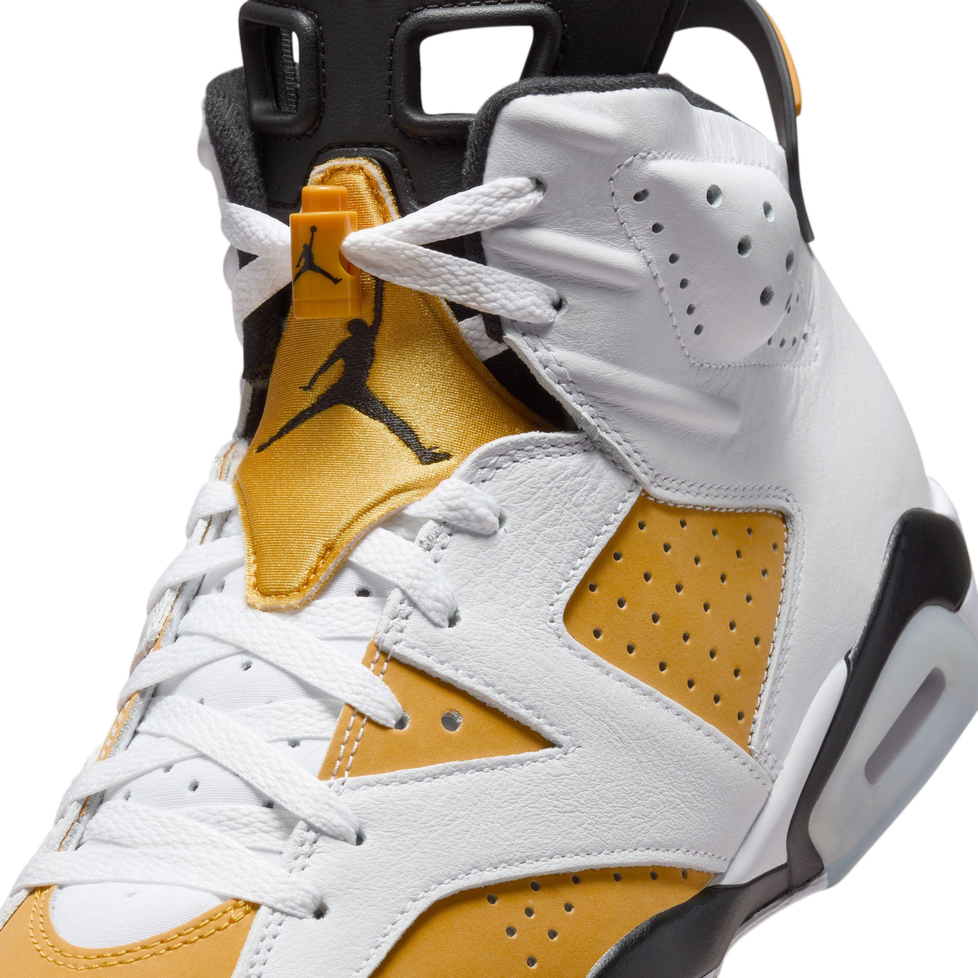 Air Jordan 6 Retro 'Yellow Ochre' Men's Basketball Shoes - Limited Edition Sneakers for Streetwear & Casual Outfits | Perfect for Sports, Fashion & Collecting
