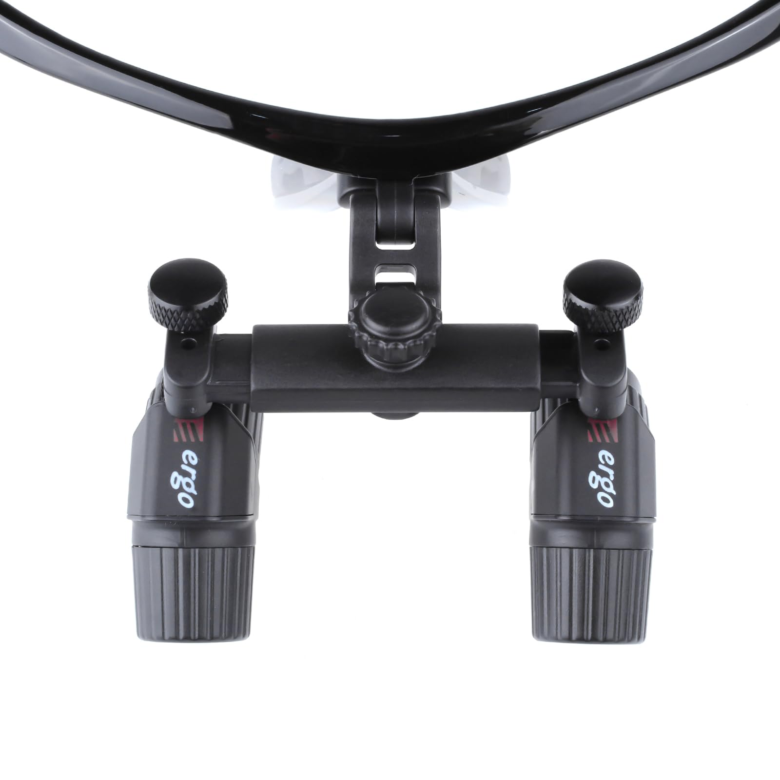 4.0X Plastic Frame Ergonomic Binocular Loupes - Adjustable Bend Head Magnifying Glasses with 450mm Working Distance (DY-119) - Perfect for Jewelry Making, Watch Repair & Dental Work