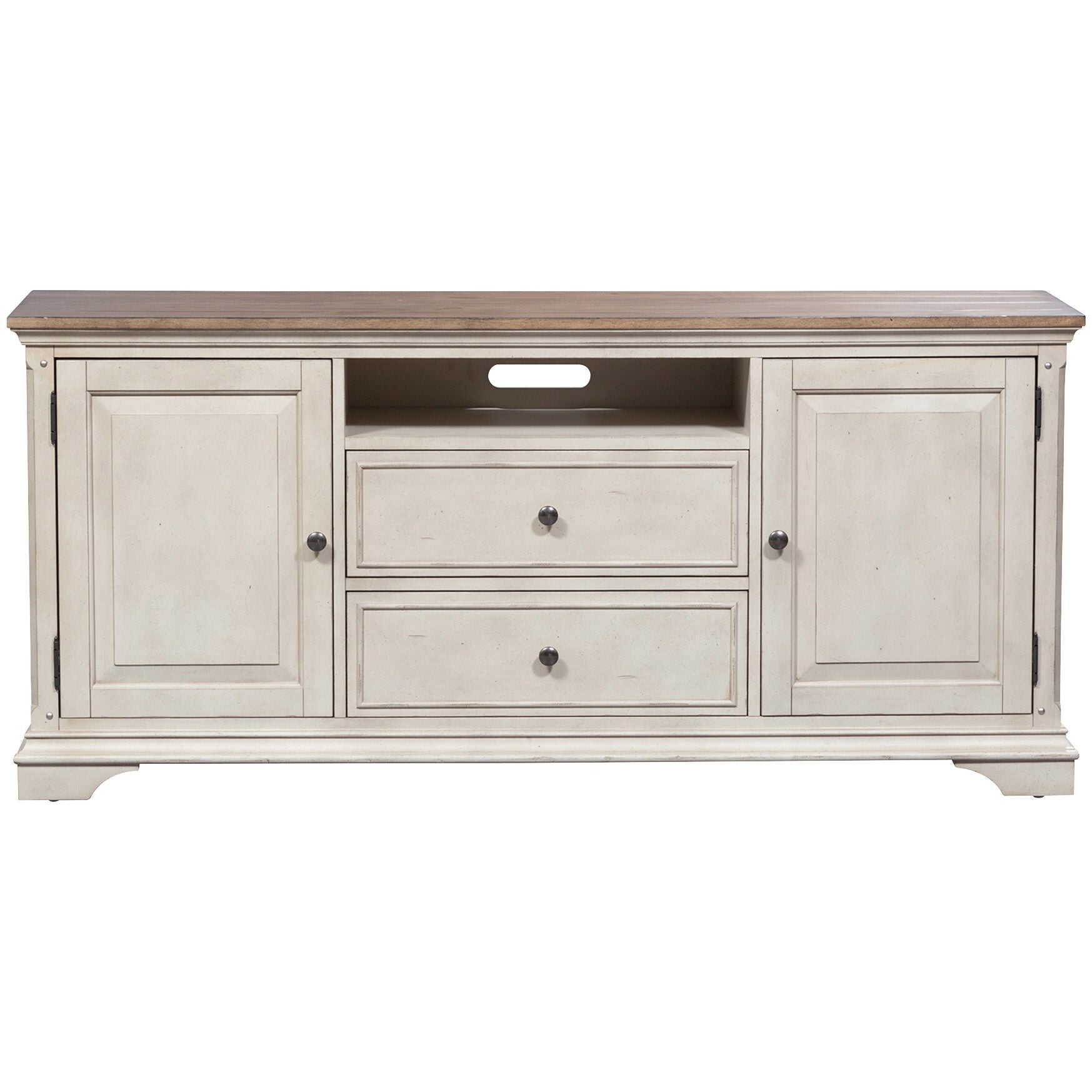 66 Inch Modern Farmhouse Console Table - Morgan Creek Rustic Entryway Sofa Table for Hallway, Living Room & Home Decor