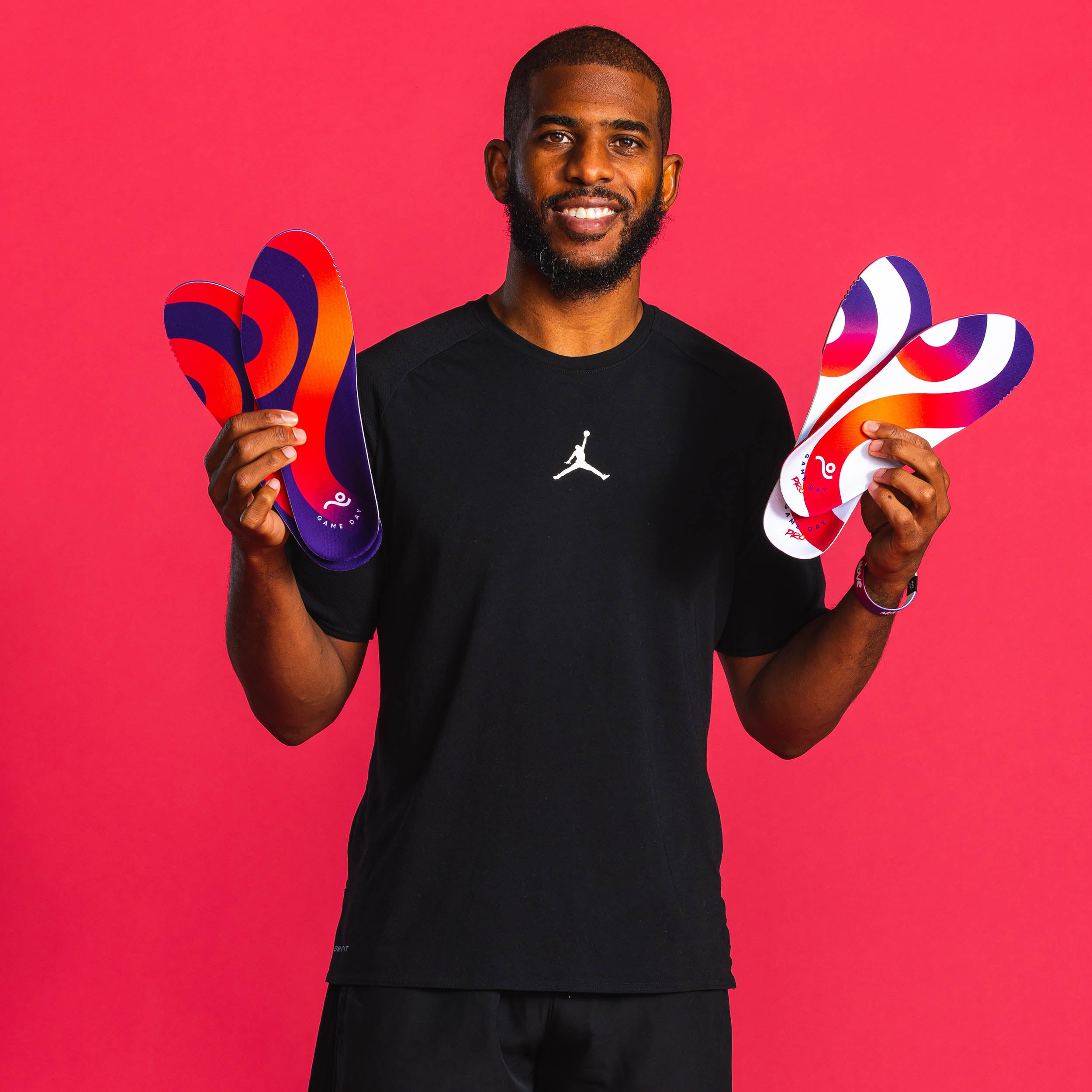 Comfortable Move Game Day Insoles for Sports & Running - Cushioned Arch Support for Basketball, Soccer & Workout Shoes