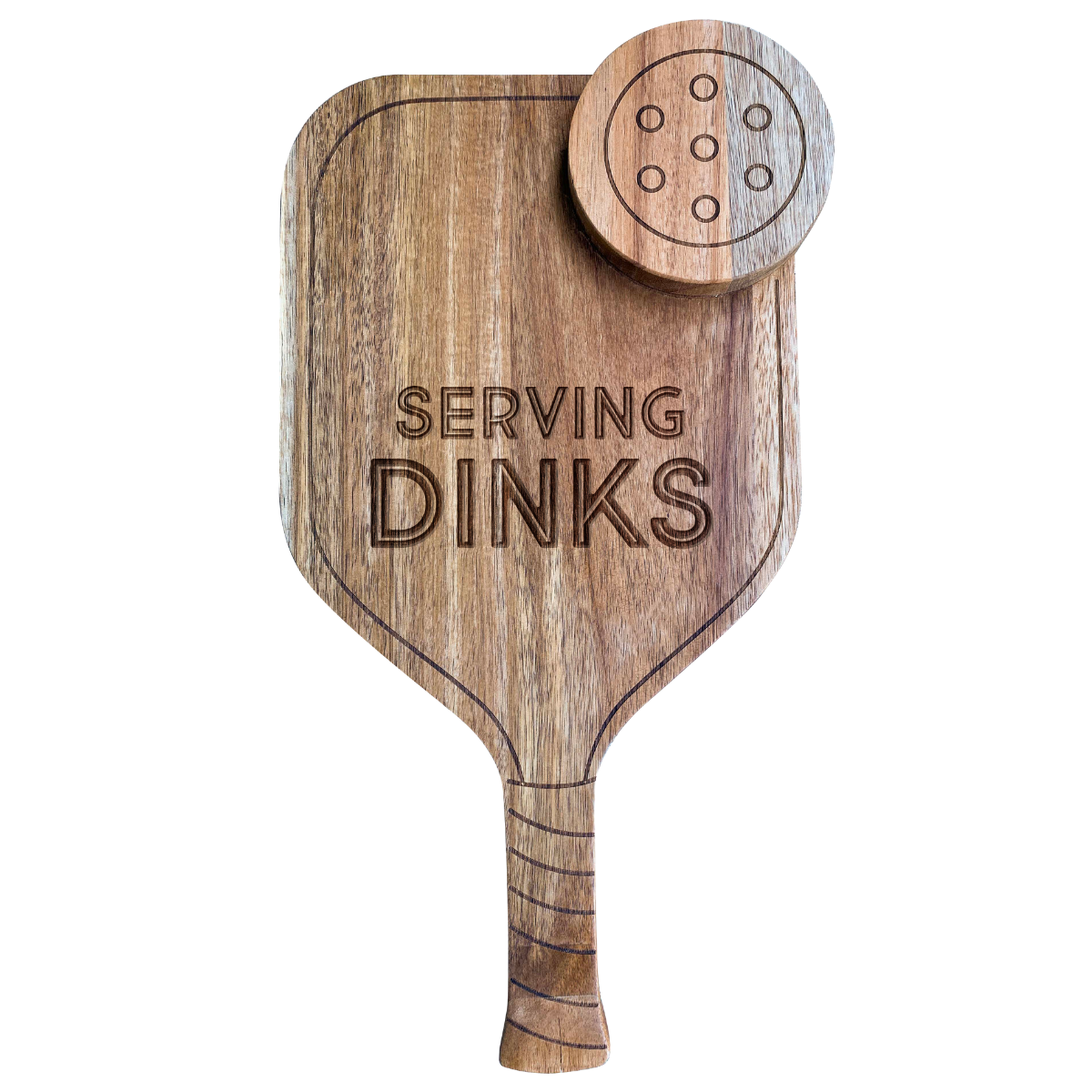 Premium Acacia Wood Pickleball Training Board - 16