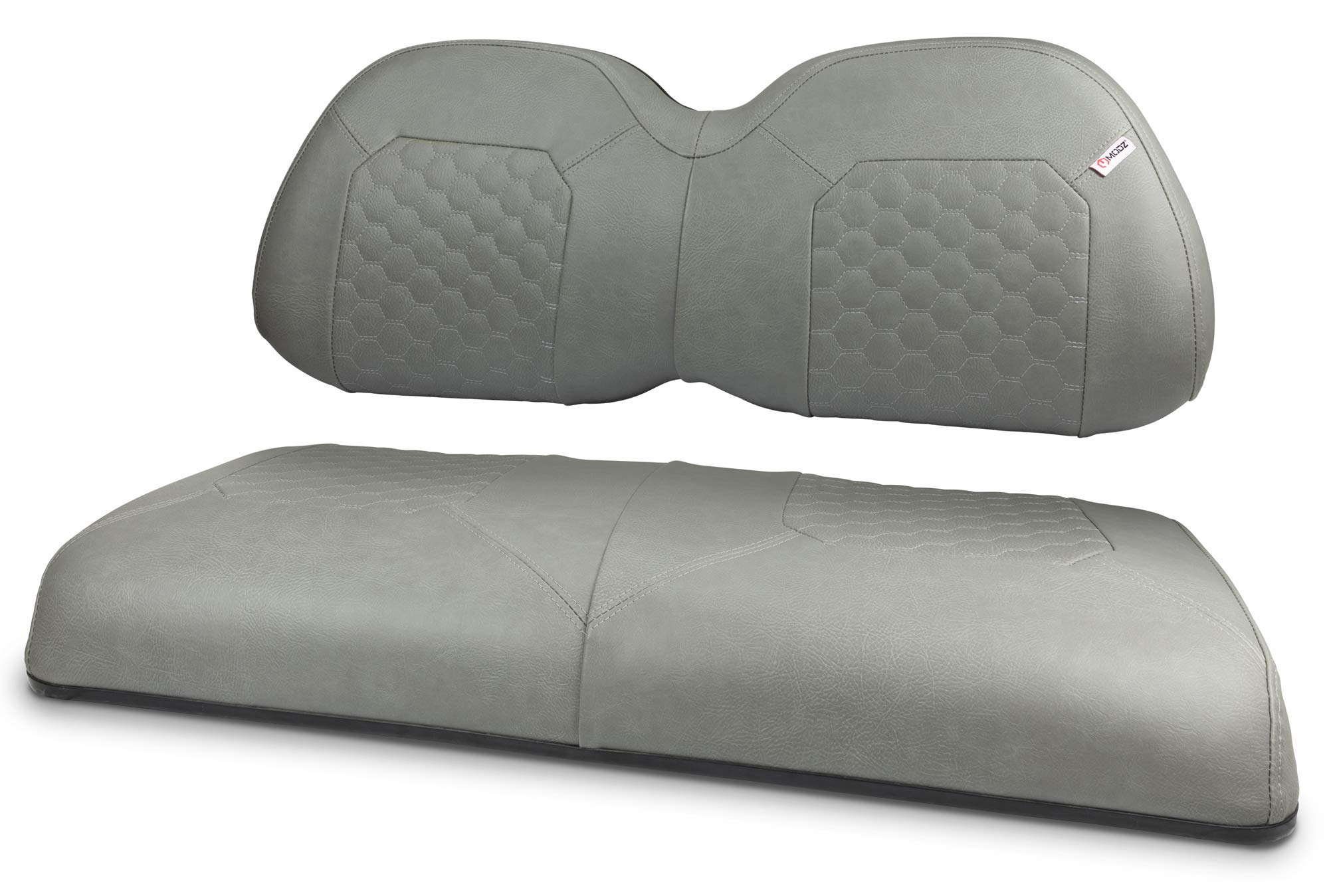 MODZ Skinz Golf Cart Front Seat Covers for Yamaha G29 Drive & Drive 2 - Concrete HEX Pattern - Waterproof & UV Resistant - Perfect for Golf Courses, Resorts & Outdoor Adventures