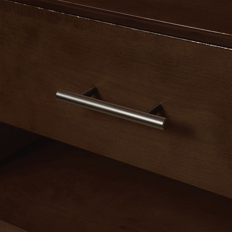 Yoel Hidden Drawer Nightstand with Built-in USB Outlets & Power Strip - Modern Bedside Table with Secret Storage for Bedroom, Living Room, or Office