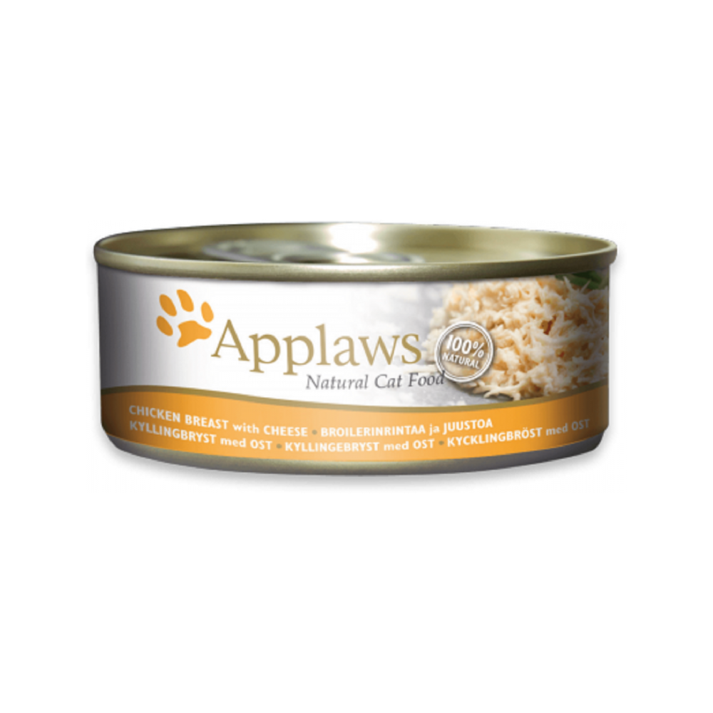 Premium Chicken Breast with Cheese Cat Food - Grain-Free, High-Protein Wet Cat Food for Adult & Senior Cats - Perfect for Mealtime, Weight Management & Picky Eaters