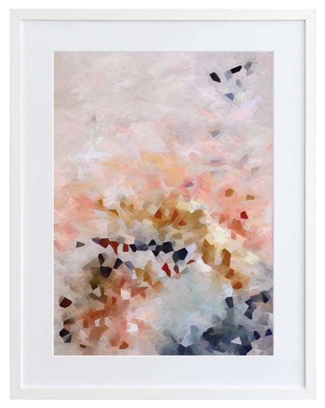 Diamond in the Rough Framed Art Print - Elegant Wall Decor for Living Room, Bedroom & Office - Perfect Gift for Home & Wedding Decor