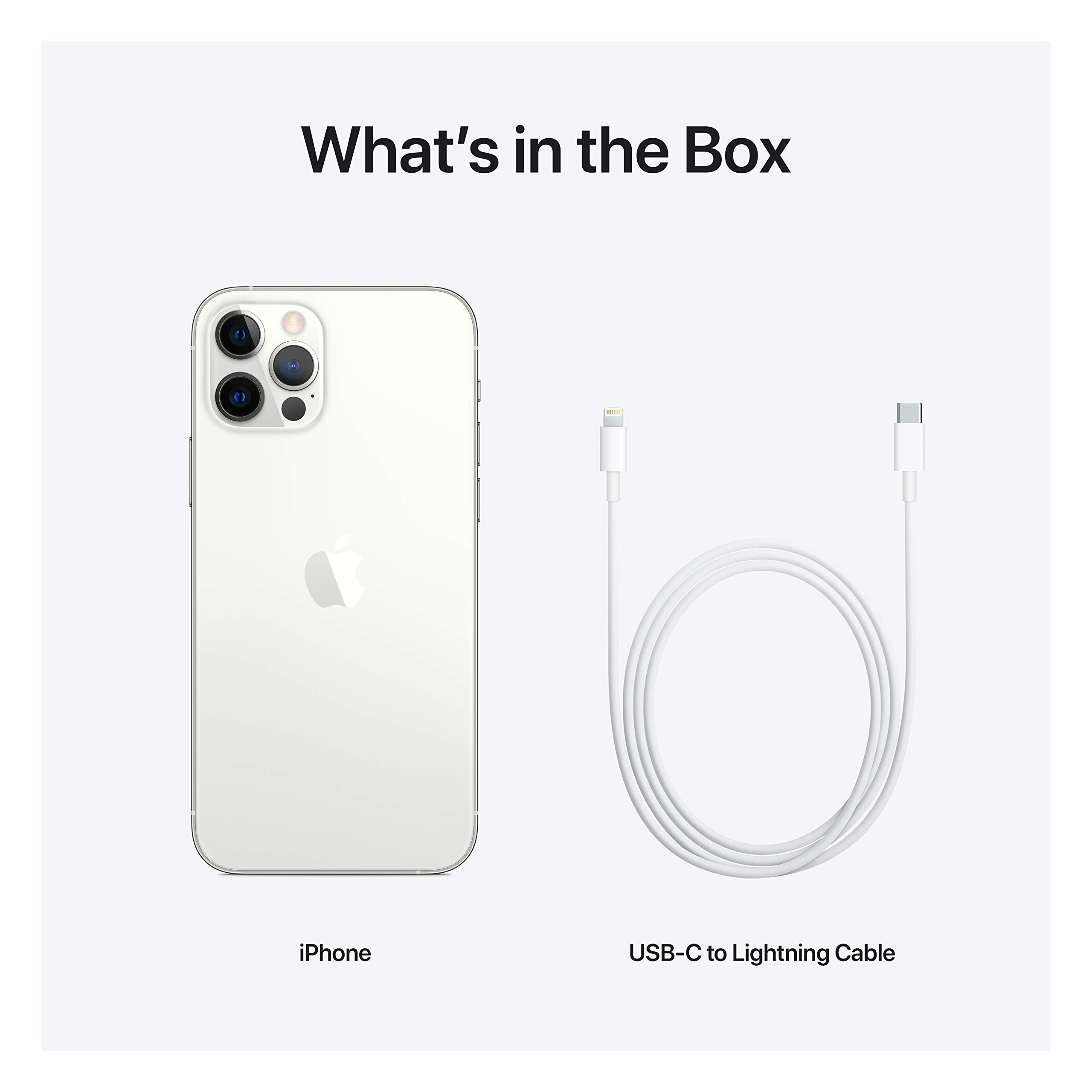 Apple iPhone 12 Pro 512GB Silver - Carrier Locked Smartphone with Premium Features | Perfect for Business Professionals & Content Creators