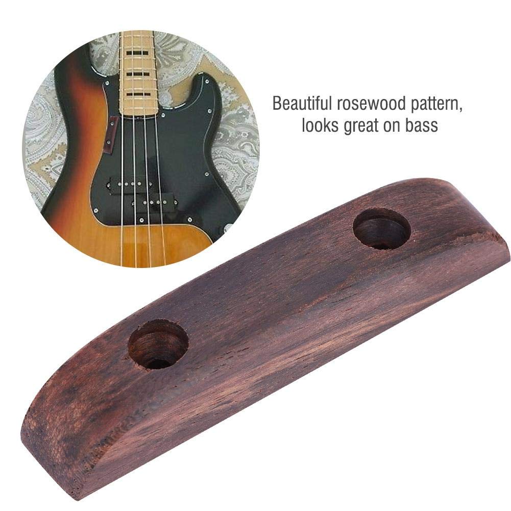 VBESTLIFE Bass Guitar Thumb Rest with Mounting Screws - Compatible with Fender Precision Bass & Jazz Bass - Ergonomic Support for Comfortable Playing During Practice & Live Performances