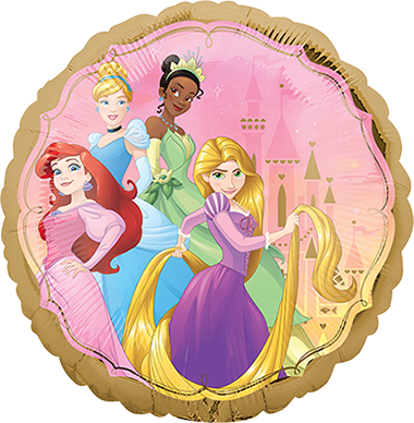 45cm Standard HX Disney Princess Balloons for Birthday Party Decorations - Frozen, Cinderella, Belle, Ariel, Snow White, Jasmine, Aurora, Rapunzel, Tiana, Mulan, Moana, Pocahontas - Perfect for Baby Shower, Wedding, Anniversary, Graduation, Kids Room Decor