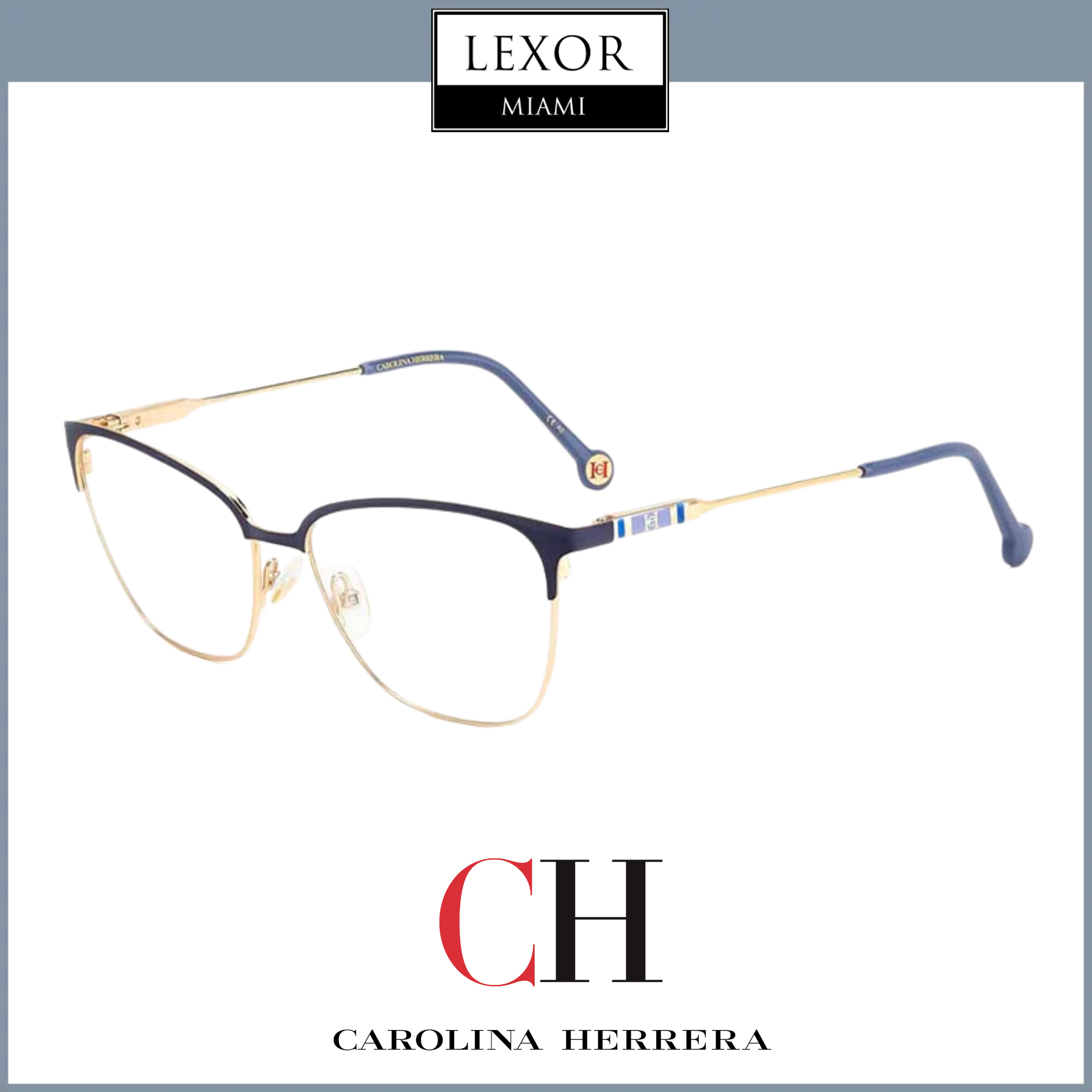 Carolina Herrera HER 0119 0LKS 00 56/16 Women's Designer Sunglasses with UV Protection - Stylish & Elegant for Outdoor Activities, Beach, and Fashion Accessories