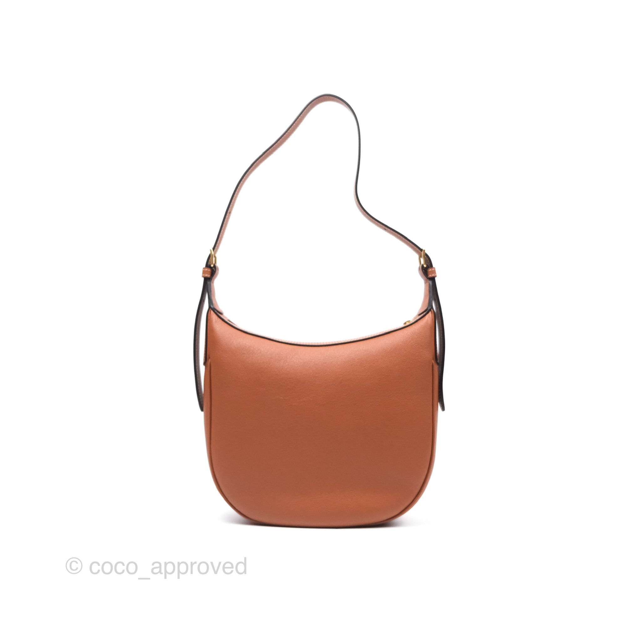 Celine Small Heloise Bag in Triomphe Tan Calfskin Leather - Luxury Crossbody Purse for Women, Perfect for Date Night & Evening Events