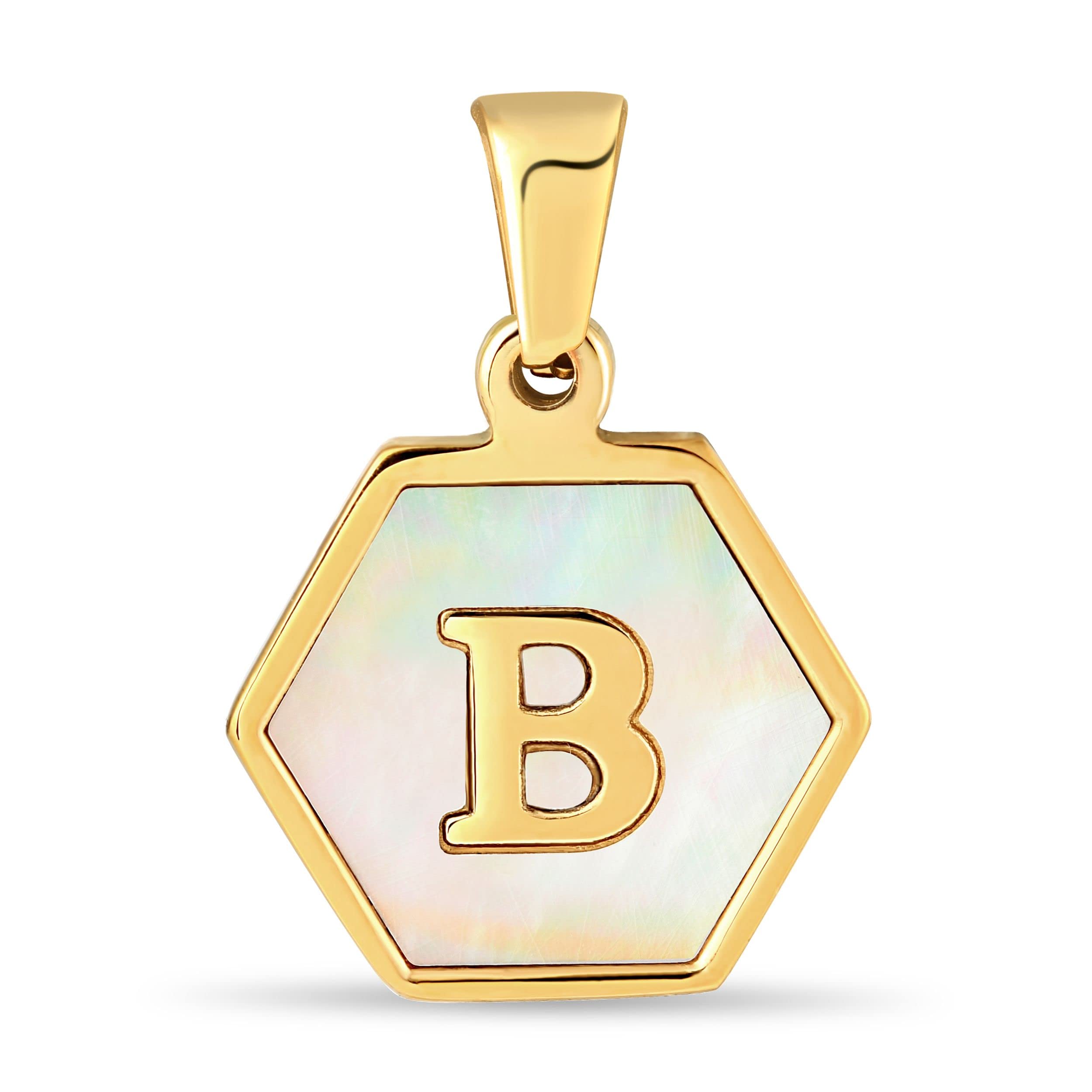Elegant Scienza Mother of Pearl Pendant Necklace for Women - Perfect for Weddings, Parties & Everyday Wear