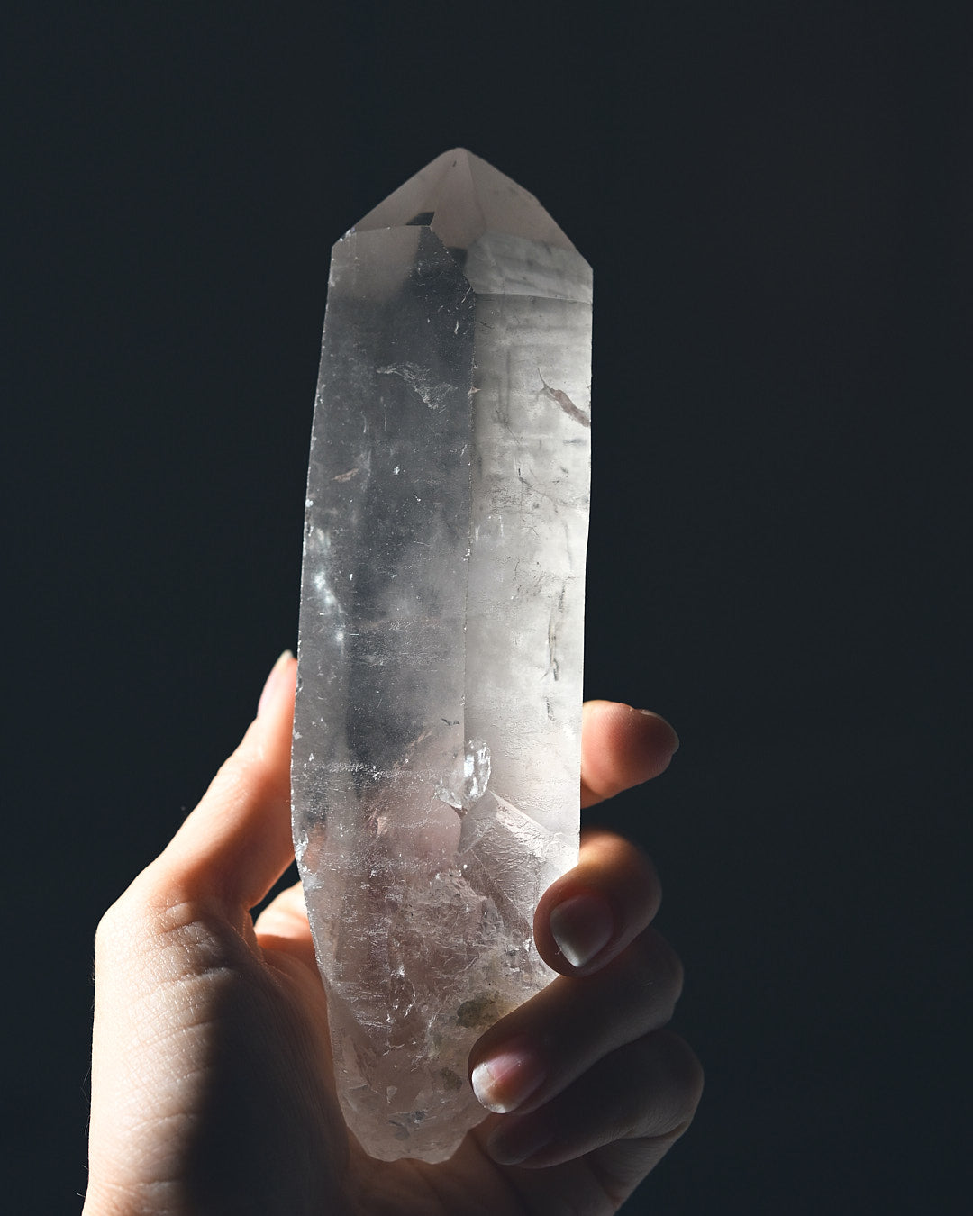 6 Inch Clear Quartz Healing Wand - Natural Crystal for Meditation, Reiki, Energy Cleansing & Spiritual Growth | Perfect for Yoga, Chakra Balancing & Home Decor