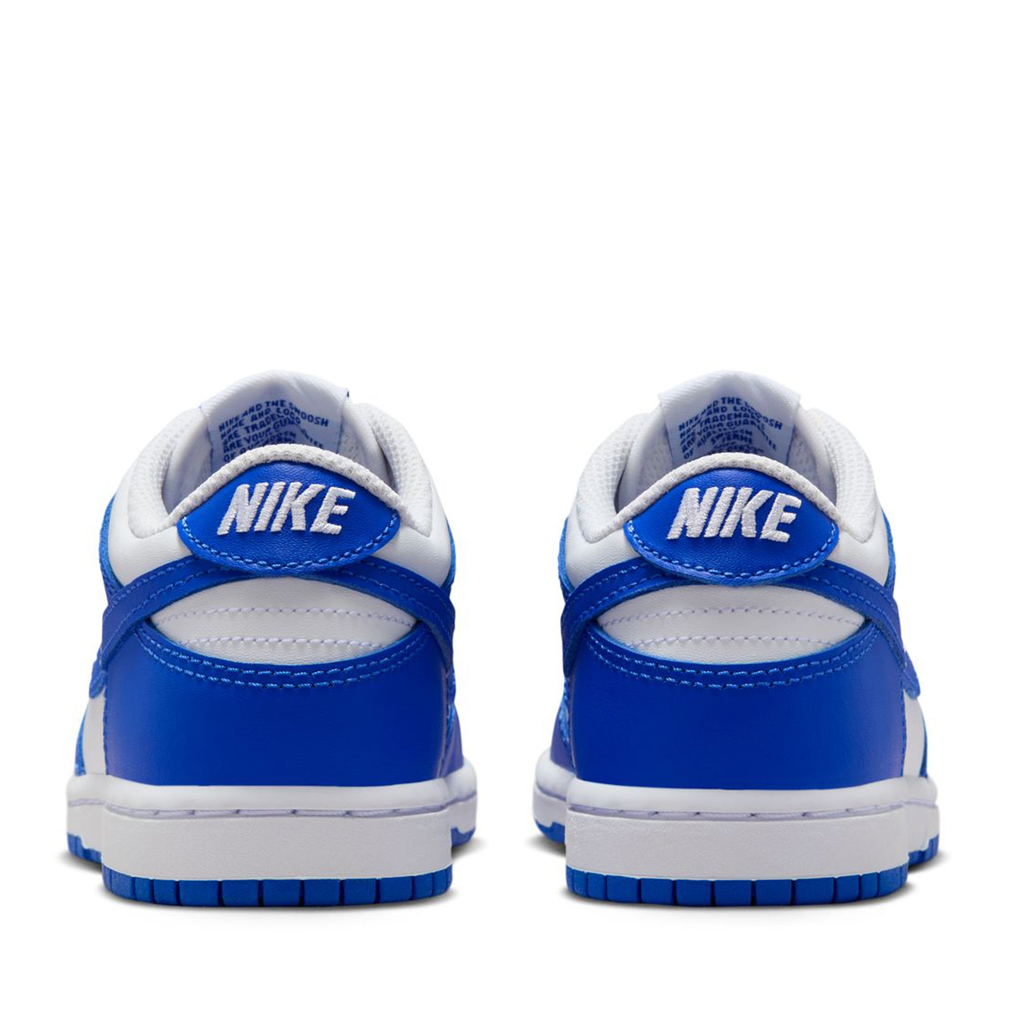 Nike Dunk Low PS Sneakers for Kids - White & Hyper Royal Basketball Shoes for Boys & Girls - Perfect for School, Sports & Casual Wear