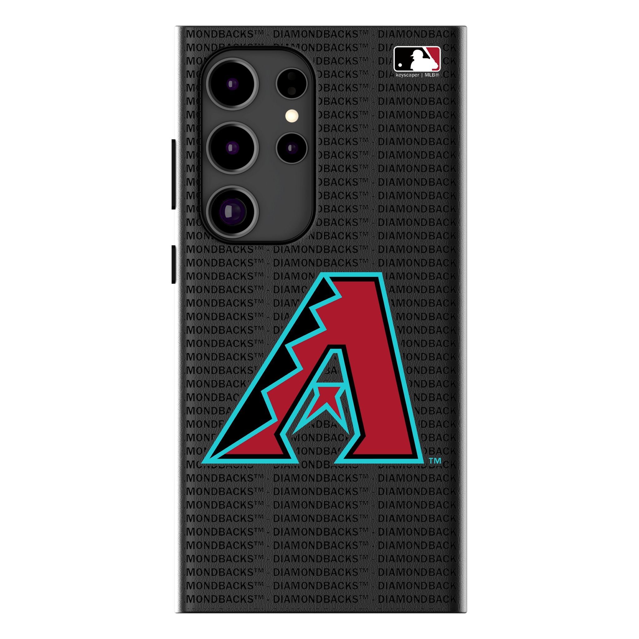 Arizona Diamondbacks MagSafe Compatible Phone Case for Samsung Galaxy - Durable Protective Cover with Text Backdrop, Perfect for Baseball Fans & Game Day Support