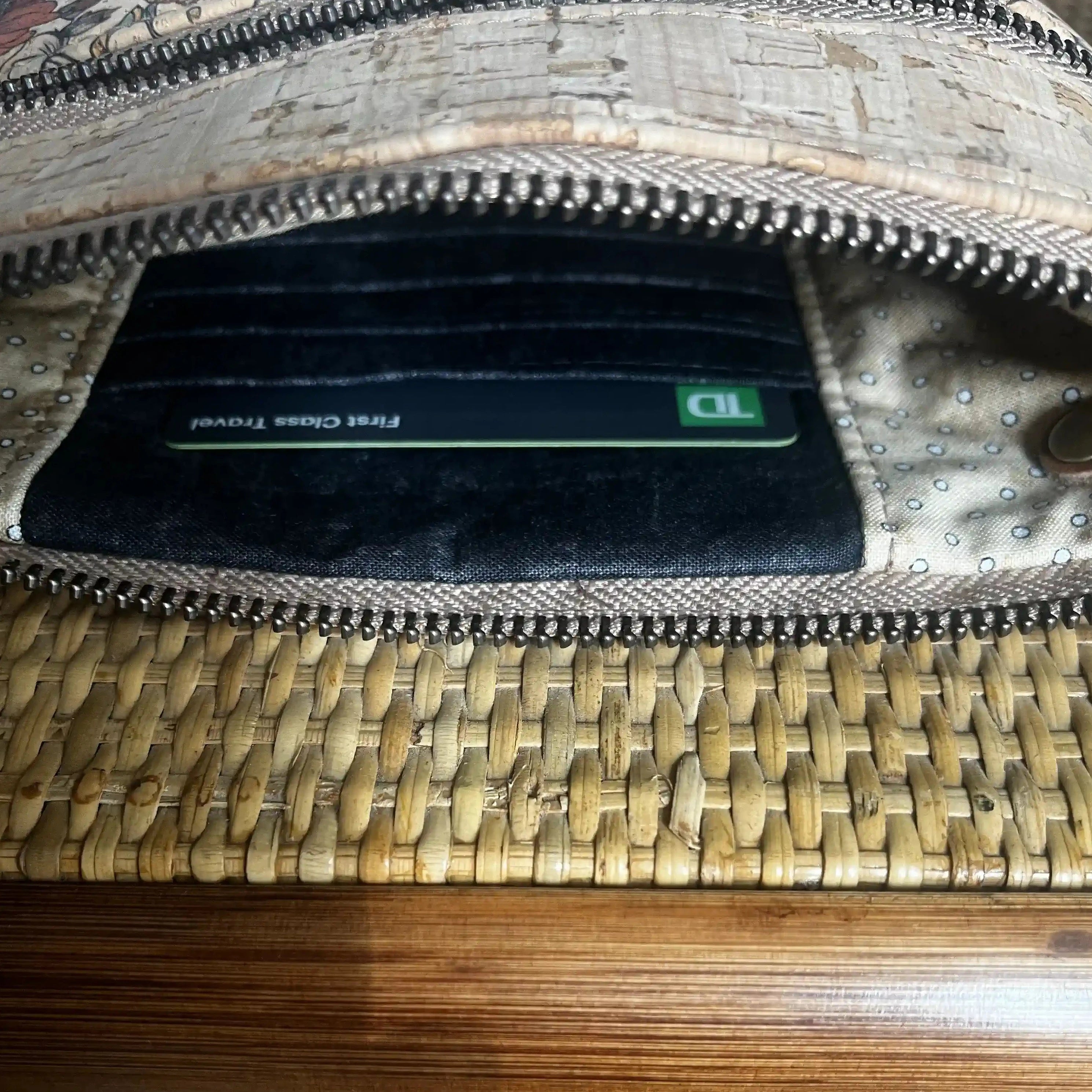 Izzy's Mom Cross Body Bag (Medium) - Buzz Cork & Brushed Antique Leather - Perfect for Everyday Use, Travel, and Shopping