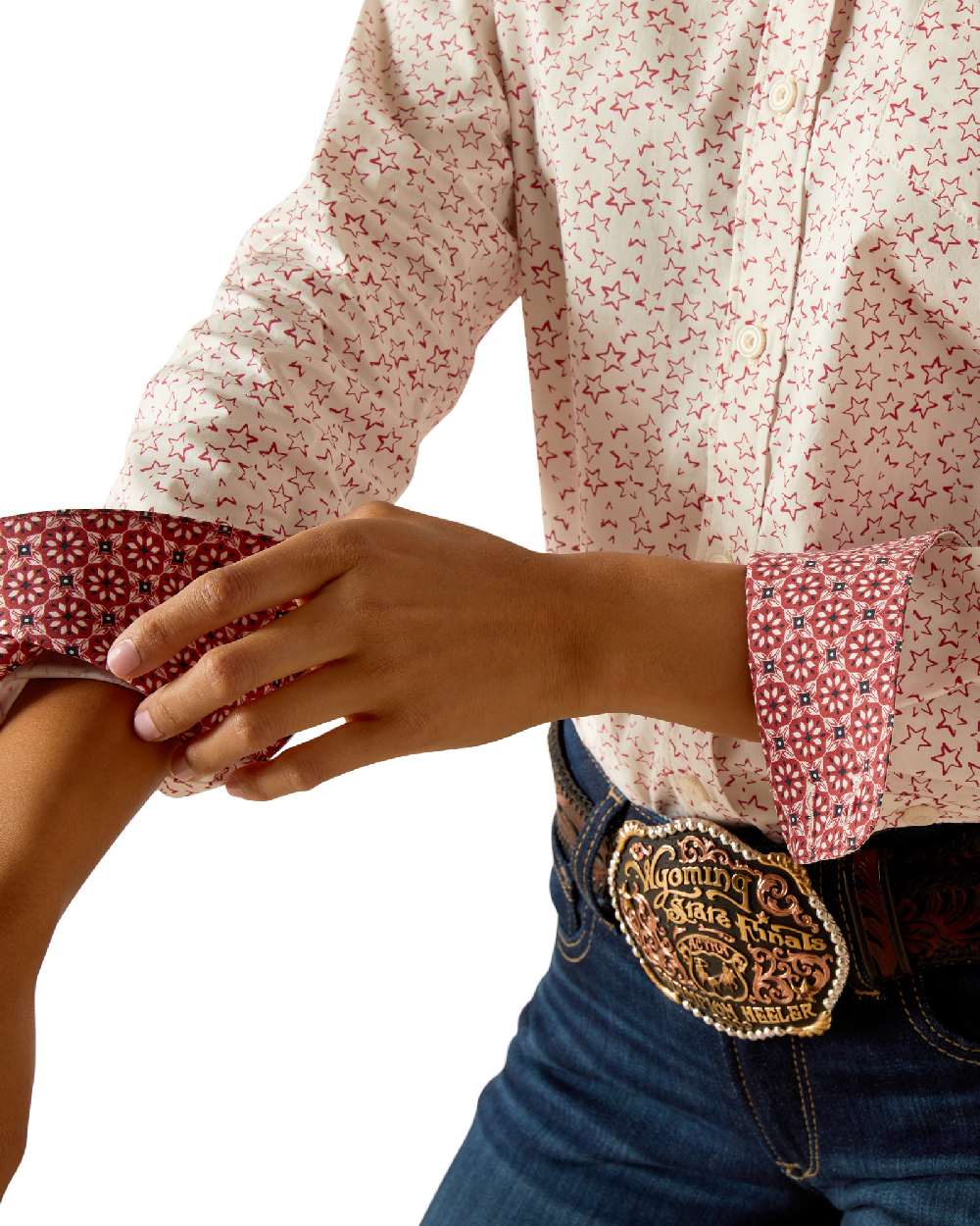 Ariat Women's Kirby Stretch Western Shirt - Comfortable Long Sleeve Plaid Shirt for Cowgirls, Horse Riding & Country Fashion