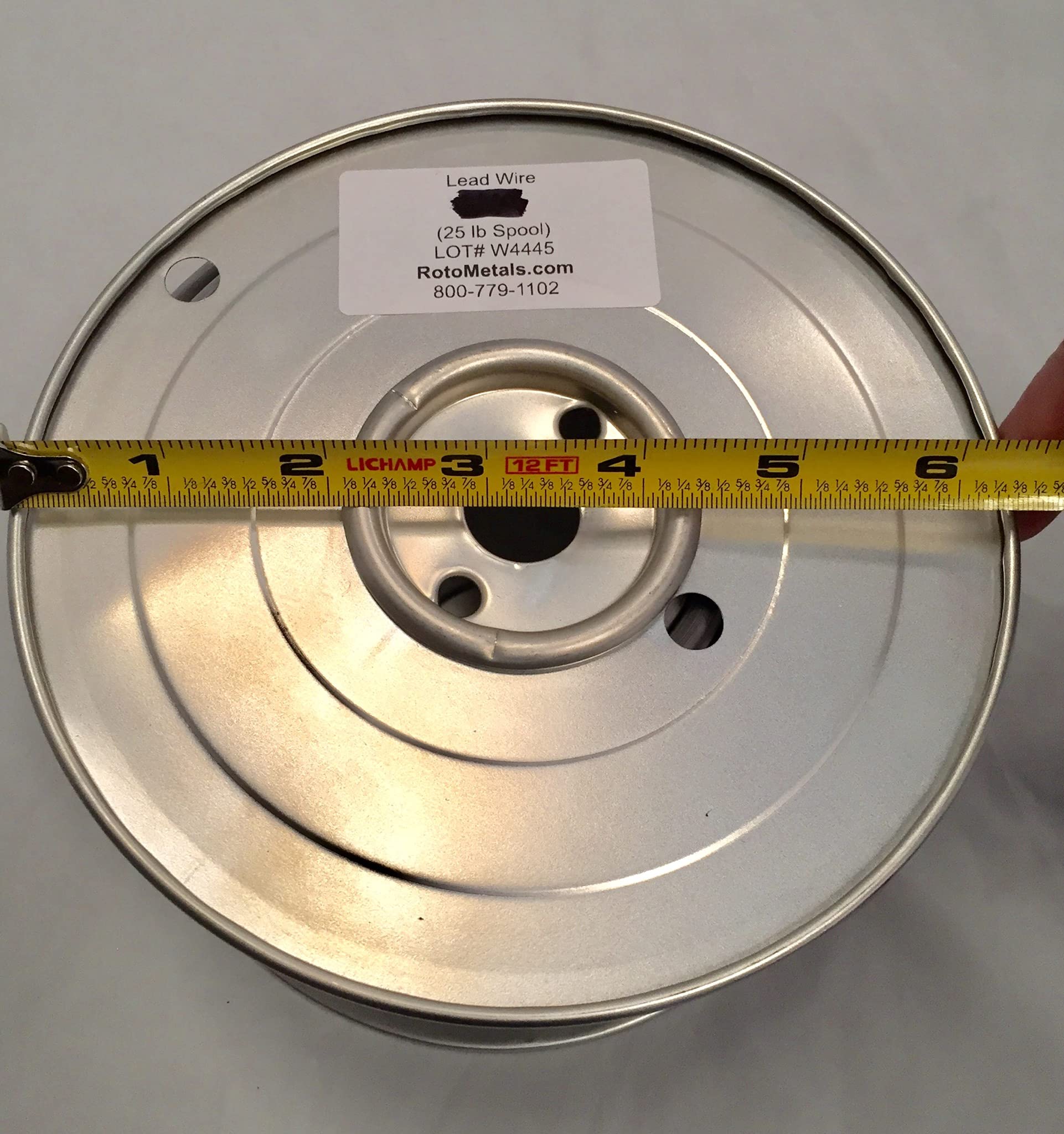 1/4 Inch Diameter Lead Wire - 25 lbs (Approx. 100 Feet) for Fishing Weights, Crafting & DIY Projects