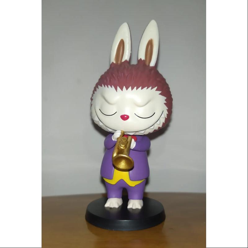 Labubu The Monsters Forest Concert Series Trumpet - Cute Collectible Vinyl Figure for Home Decor, Office Display, and Gift Giving