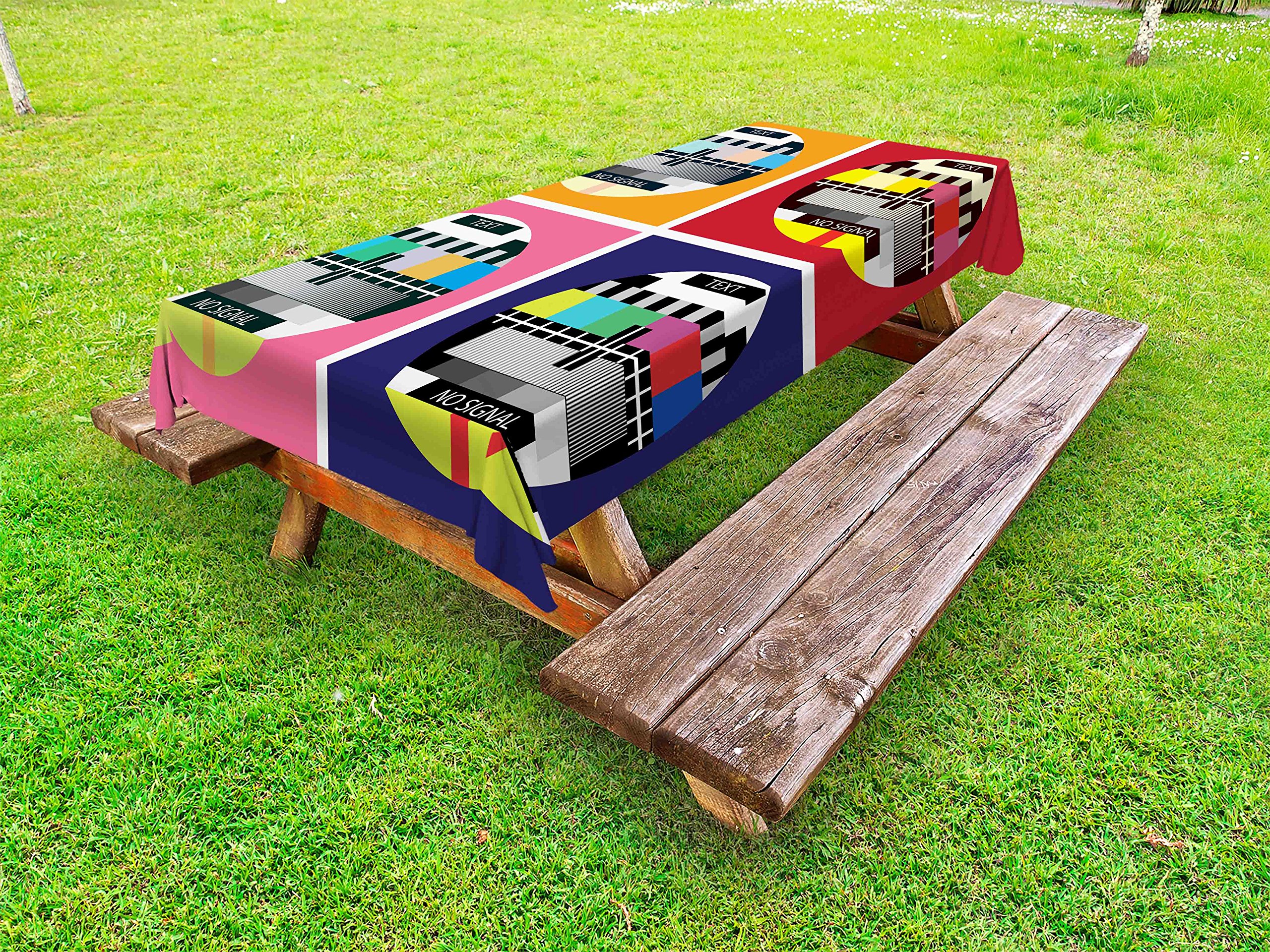 Ambesonne Modern Outdoor Tablecloth - 58