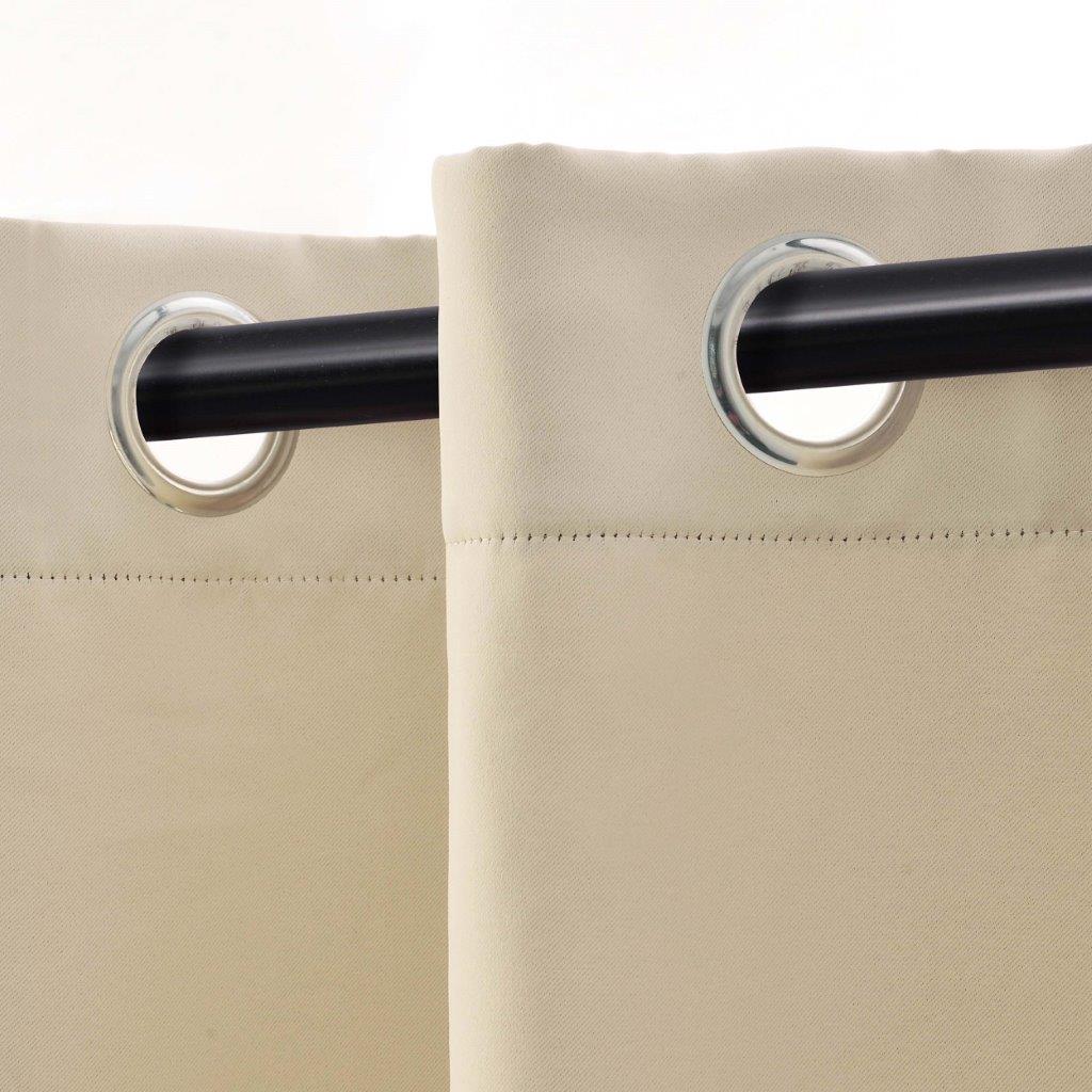 Blackout Curtains with Grommet Top - Solid Classic Modern Window Treatment for Bedroom & Living Room - Noise Reducing & Energy Saving