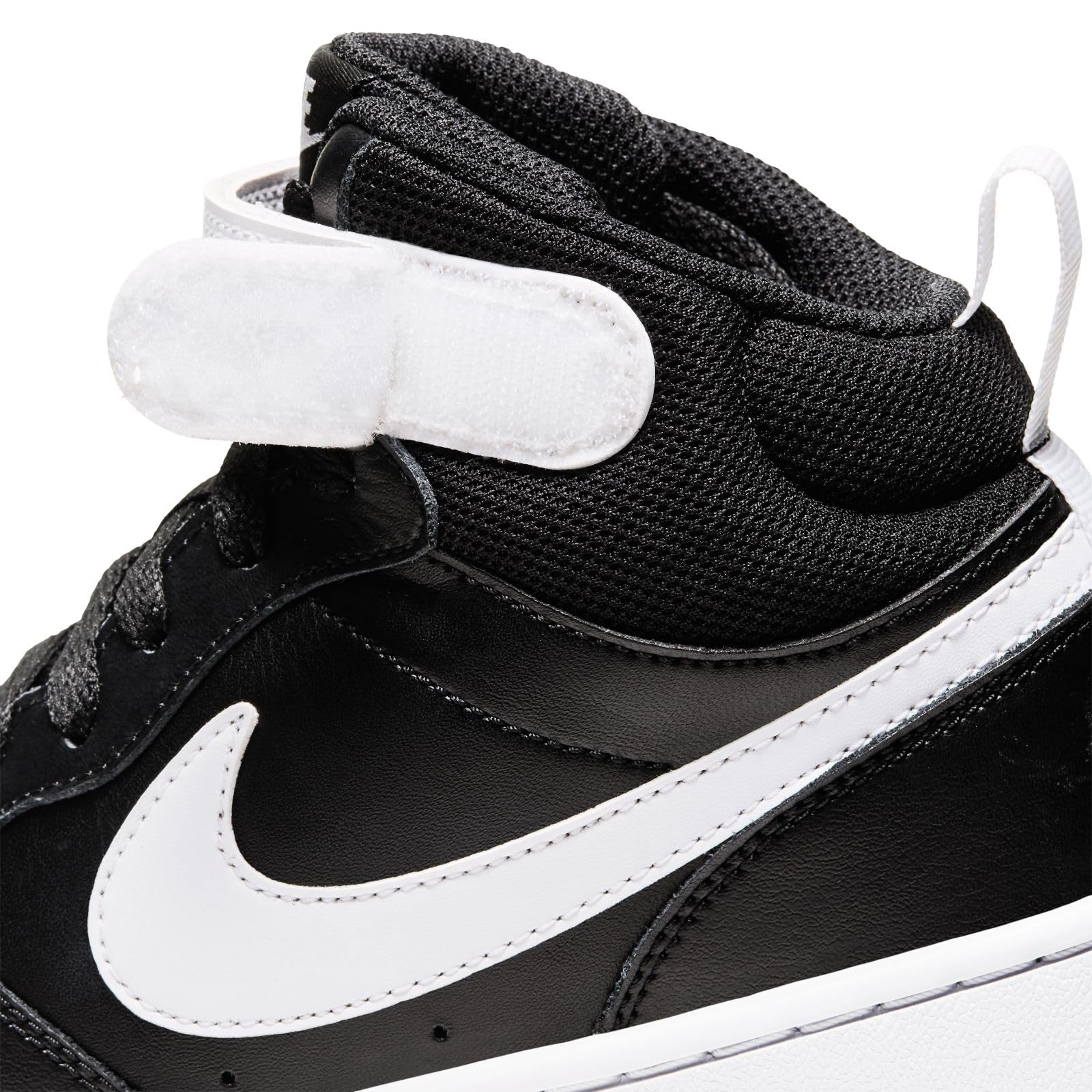 Nike Court Borough Mid 2 (GS) Boys' Casual Sneakers - Black/White CD7782-010 - Perfect for School, Sports & Everyday Wear