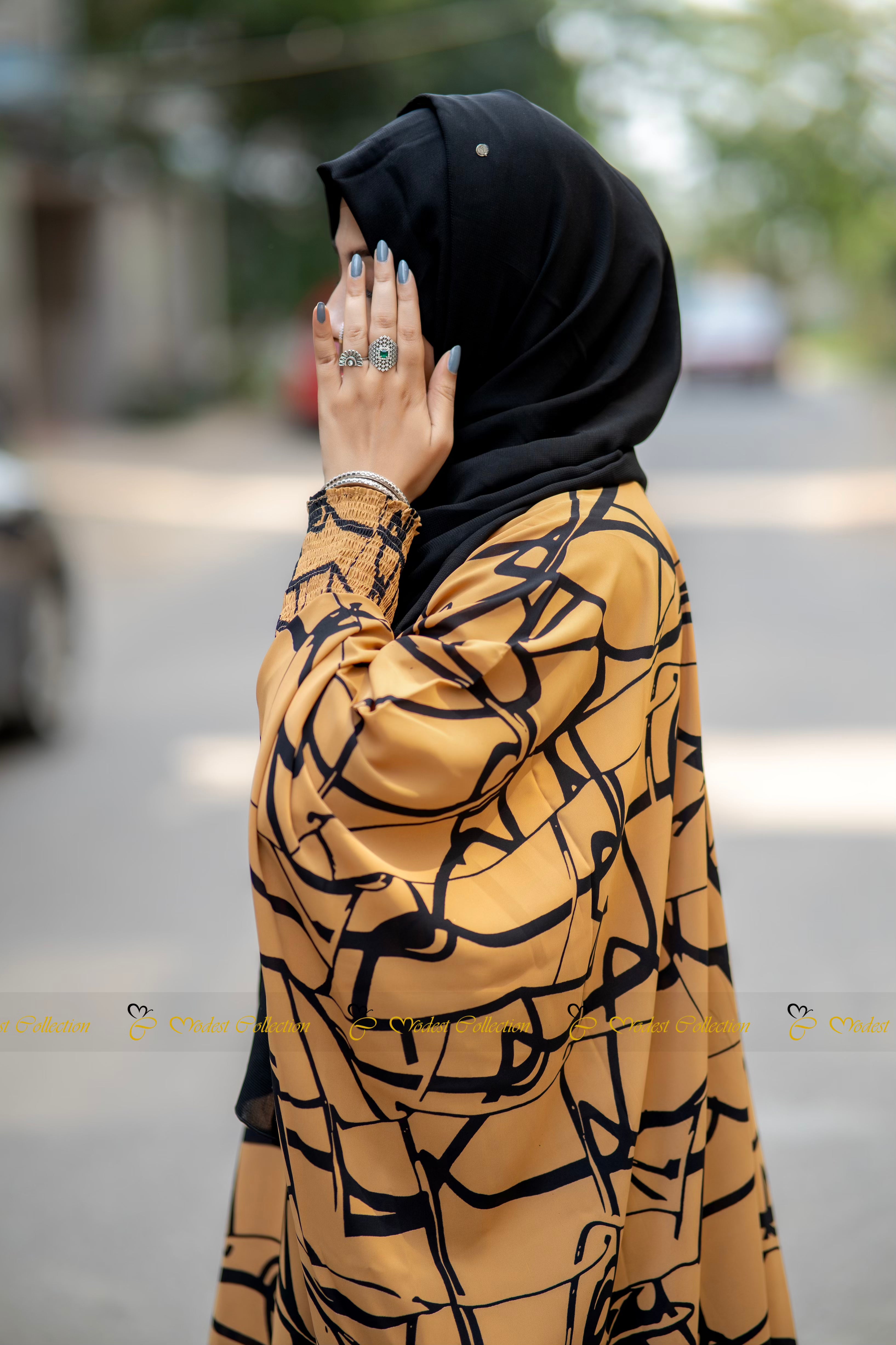 Tanaka Top Printed Brown - Stylish Women's Casual Blouse for Everyday Wear | Perfect for Office, Dating & Outings