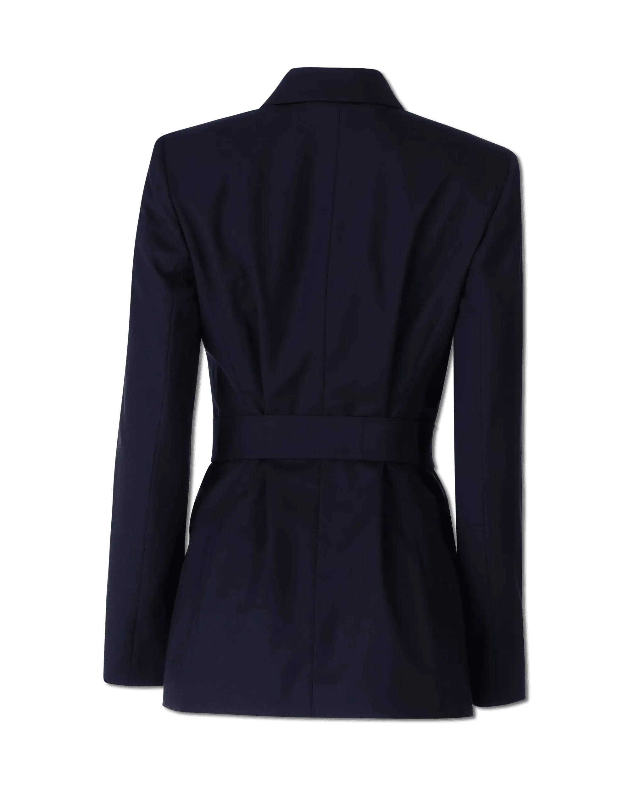 Belluno Wool Belted Blazer for Women - Classic Tailored Jacket with Belt | Perfect for Office, Business Meetings & Formal Events