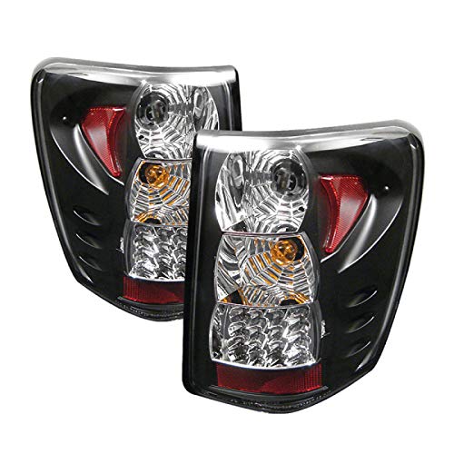 Spyder Auto 5005663 LED Tail Lights for Cars - Black/Clear Smoke Lens - High Visibility & Style Upgrade - Perfect for Night Driving & Custom Car Mods