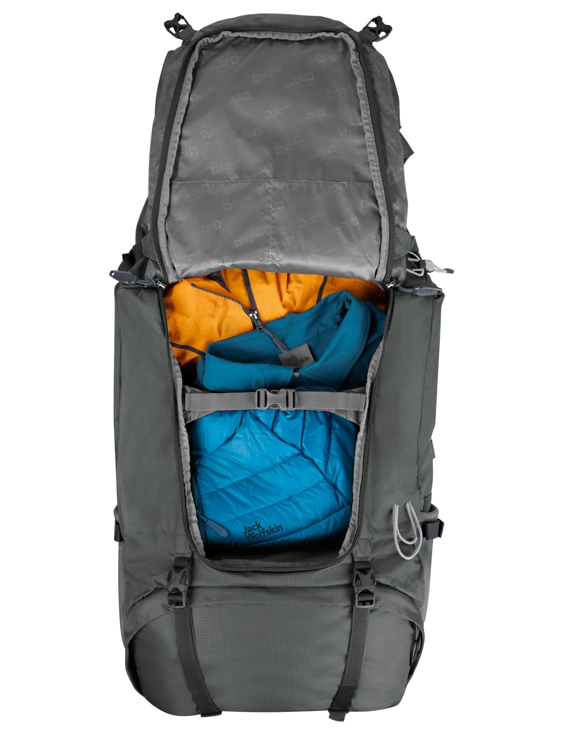 Jack Wolfskin Women's Denali 65+10 Hiking Backpack - Lightweight Travel & Trekking Pack for Outdoor Adventures, Camping & Backpacking