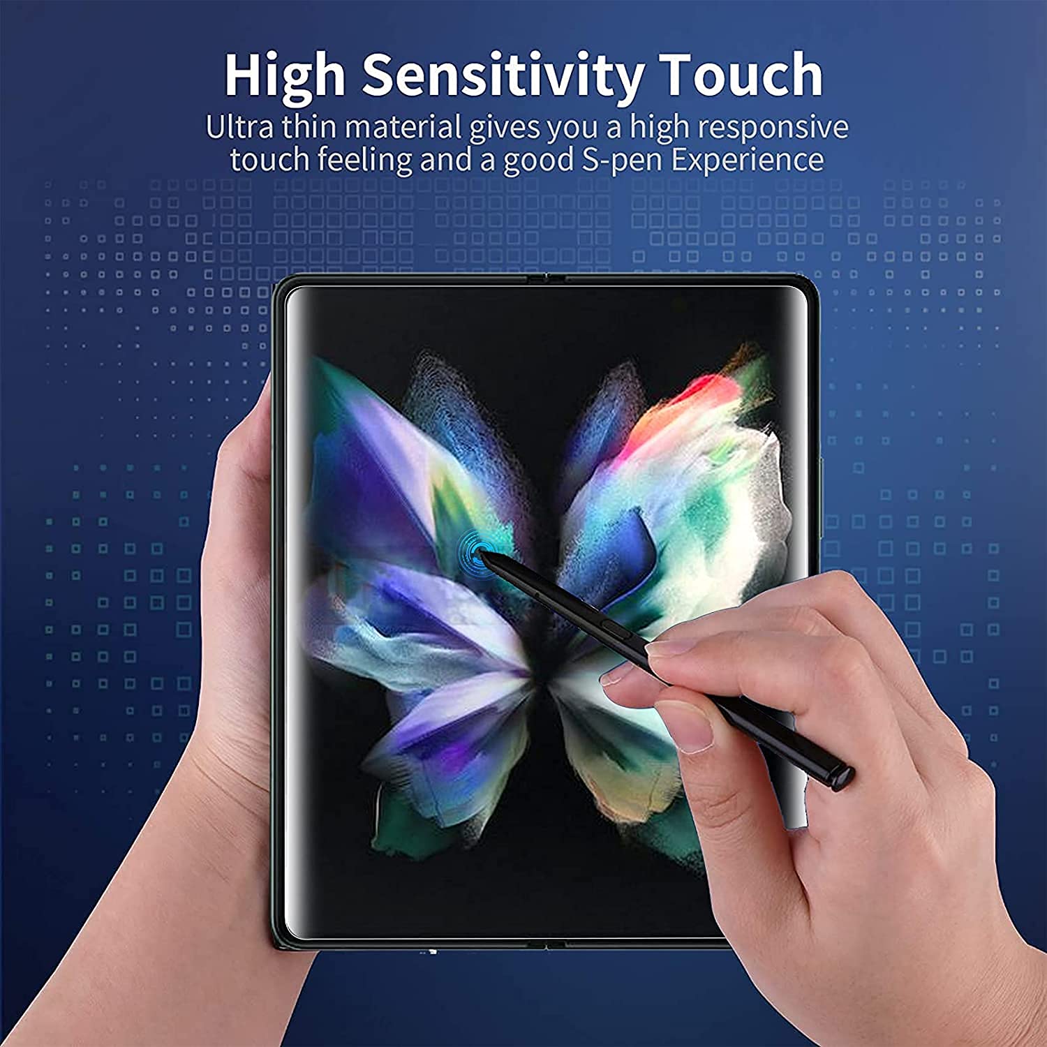 Samsung Galaxy Z Fold 5 Screen Protector 2-Pack - HD Clear, Anti-Scratch for Daily Use