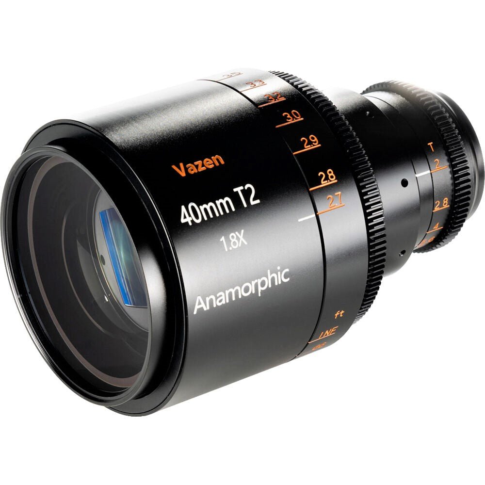 Vazen 40mm T/2 1.8X Anamorphic Lens for Canon RF Mount - Premium Amber Coating - Cinematic Widescreen Filmmaking for Movies, Music Videos & Creative Projects