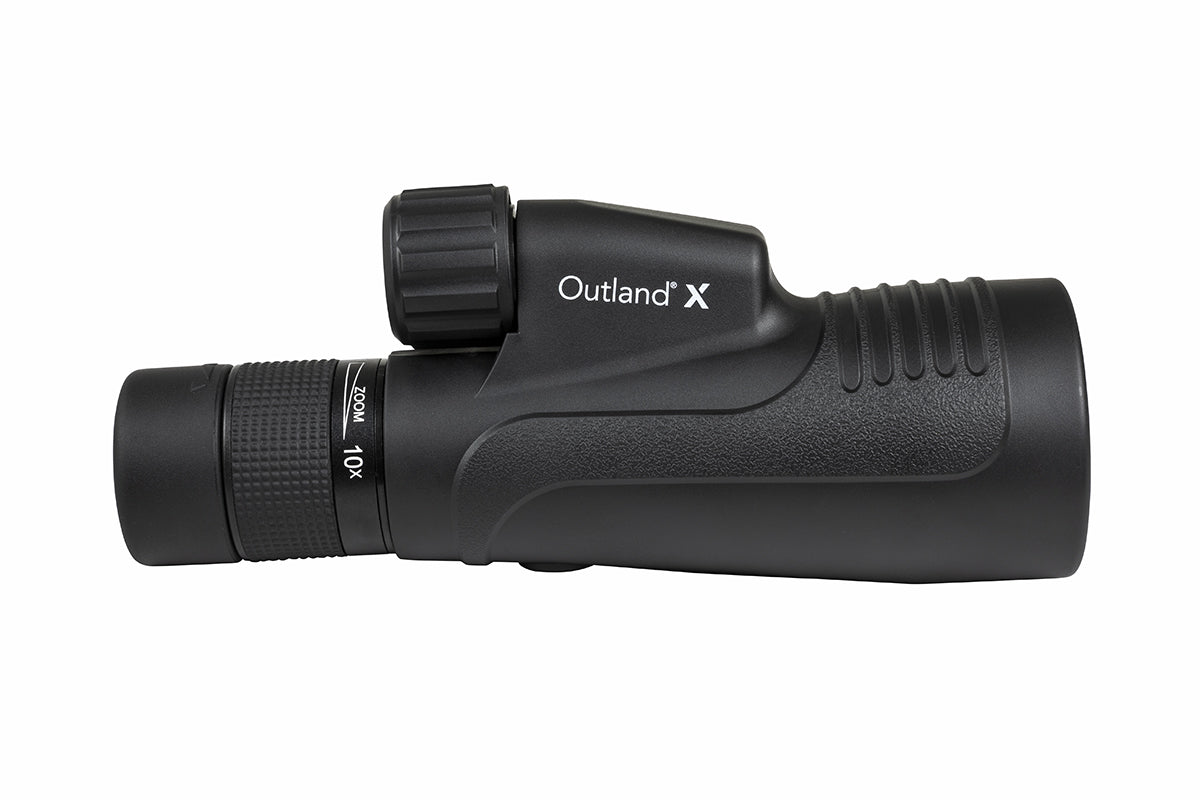 Outland X 10-30x50mm Zoom Monocular Telescope with Adjustable Tripod - Compact & Powerful for Bird Watching, Hunting, Hiking, and Outdoor Adventures