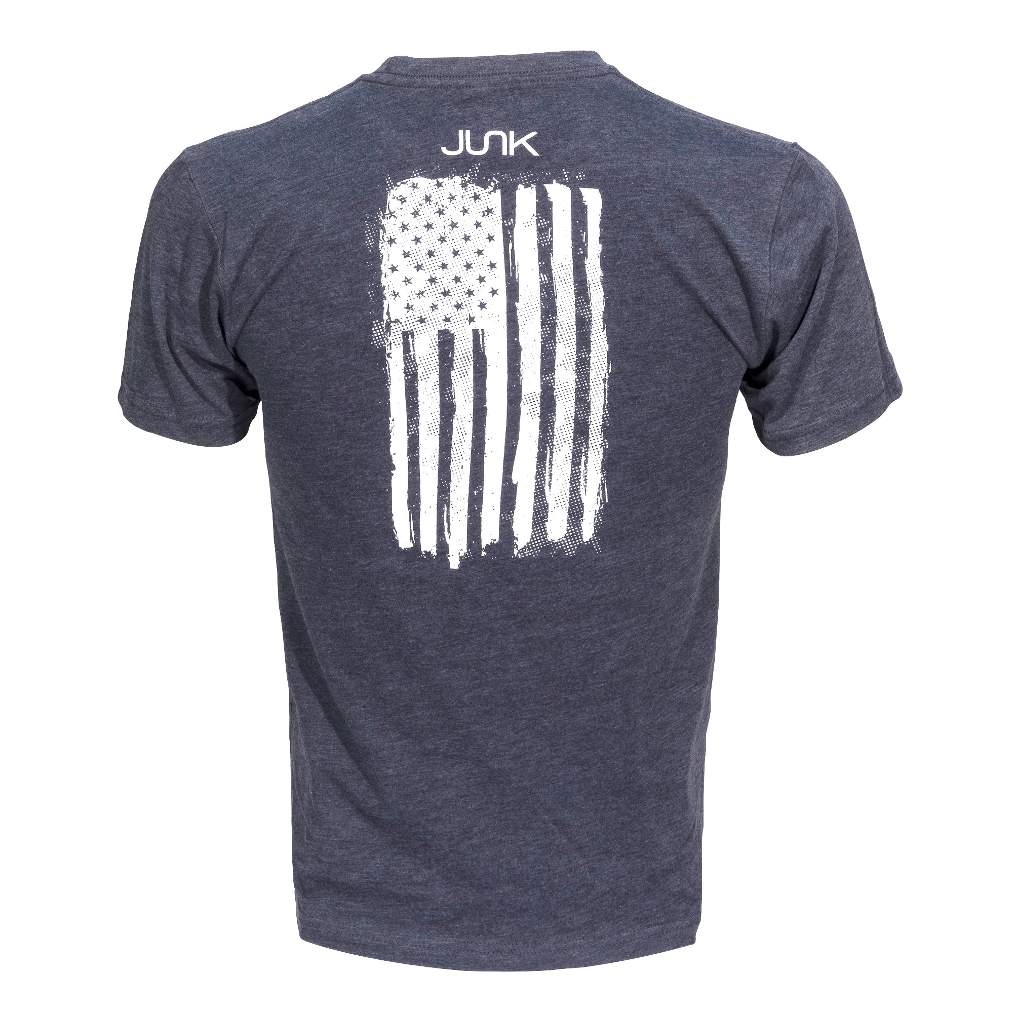 Vintage Grunge Tri-Blend Navy T-Shirt - Soft & Comfortable American Style Tee for Casual Wear, Concerts, and Street Fashion