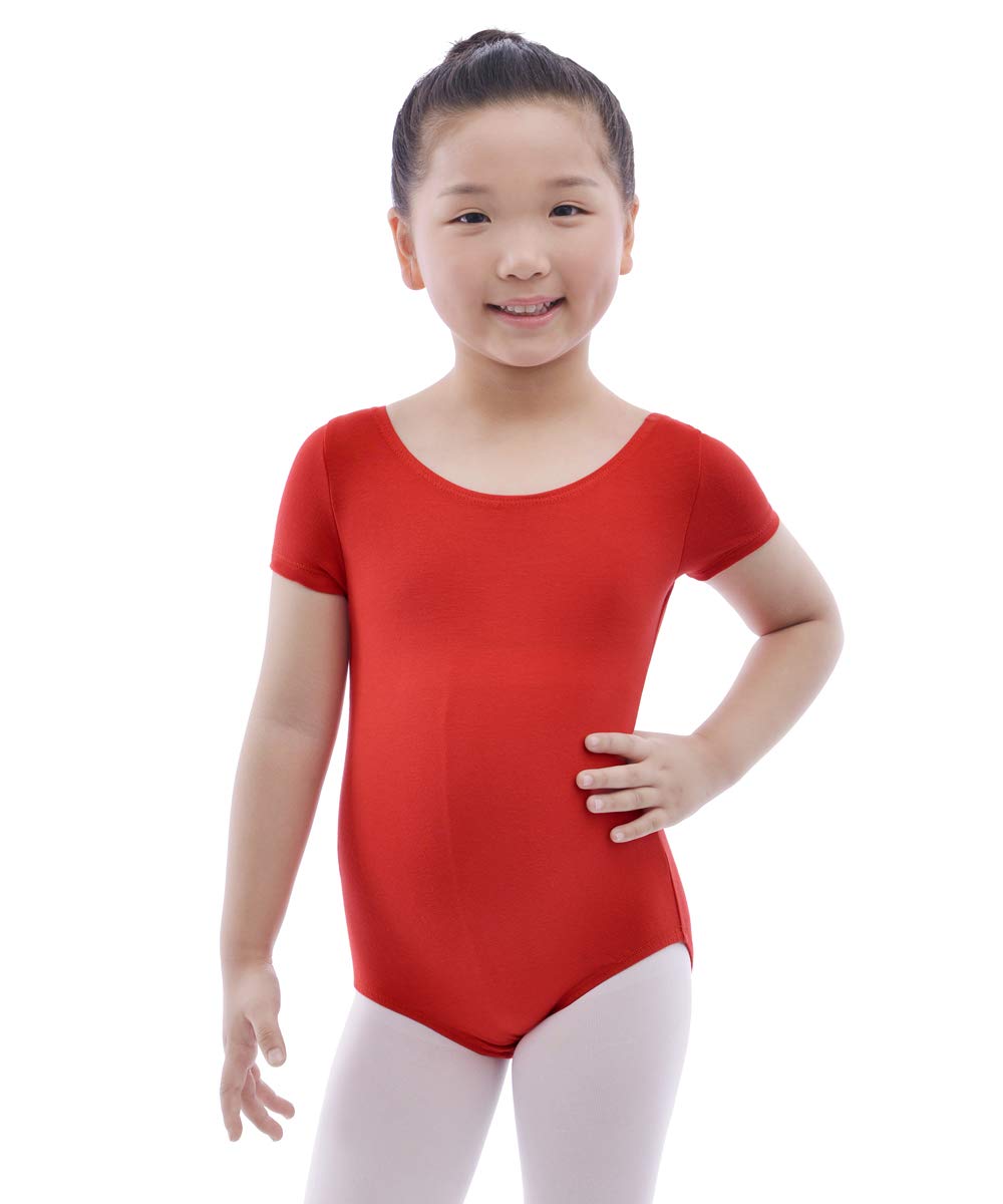 Magic Town Girls Ballet Leotards - Toddler Dance Leotard for Ballet Class, Recital & Performance - Soft Stretch Ballet Wear for Toddlers & Kids