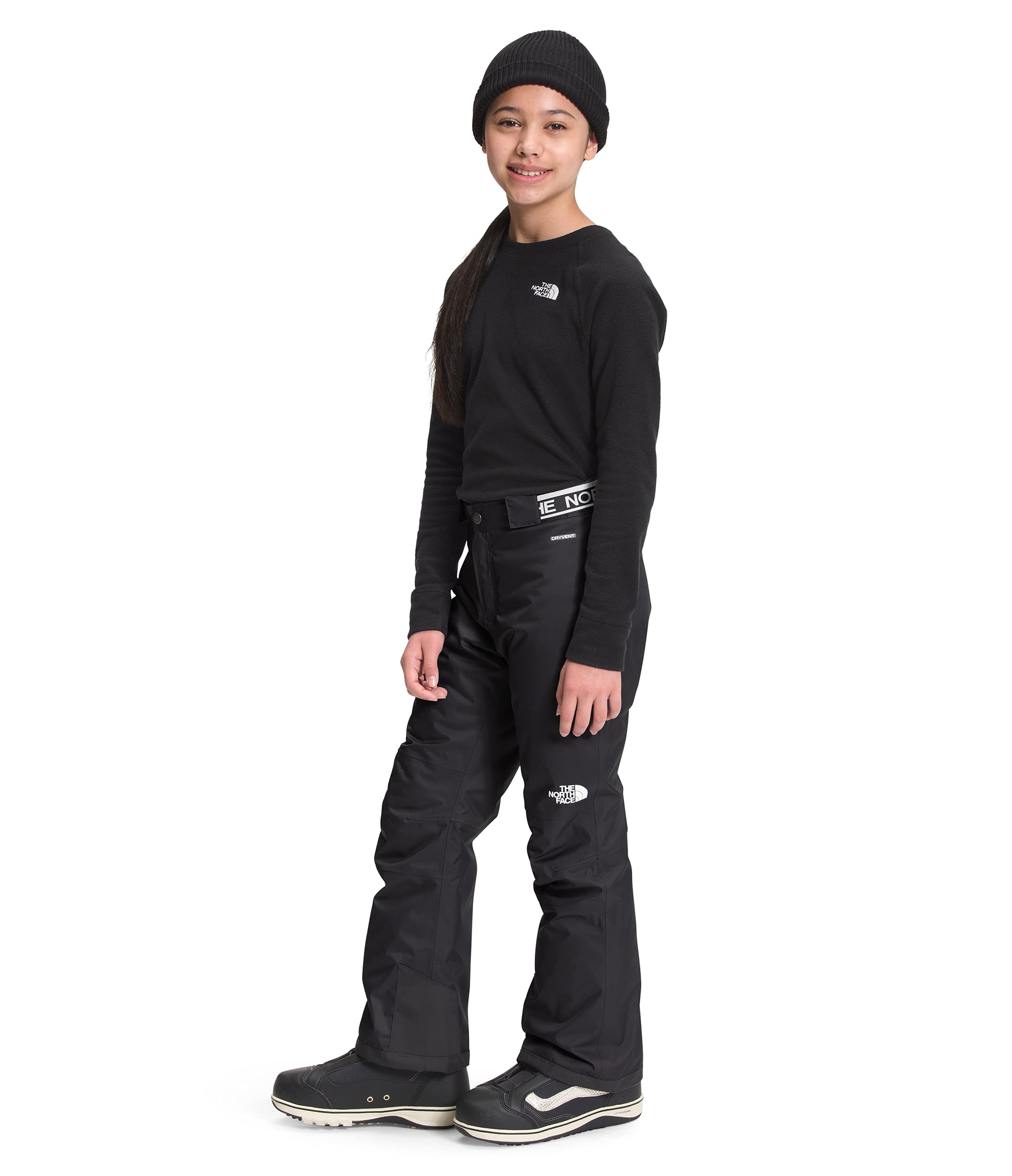 The North Face Girls' Freedom Insulated Winter Snow Pants for Kids - Waterproof, Warm & Comfortable for Skiing, Snowboarding & Outdoor Activities