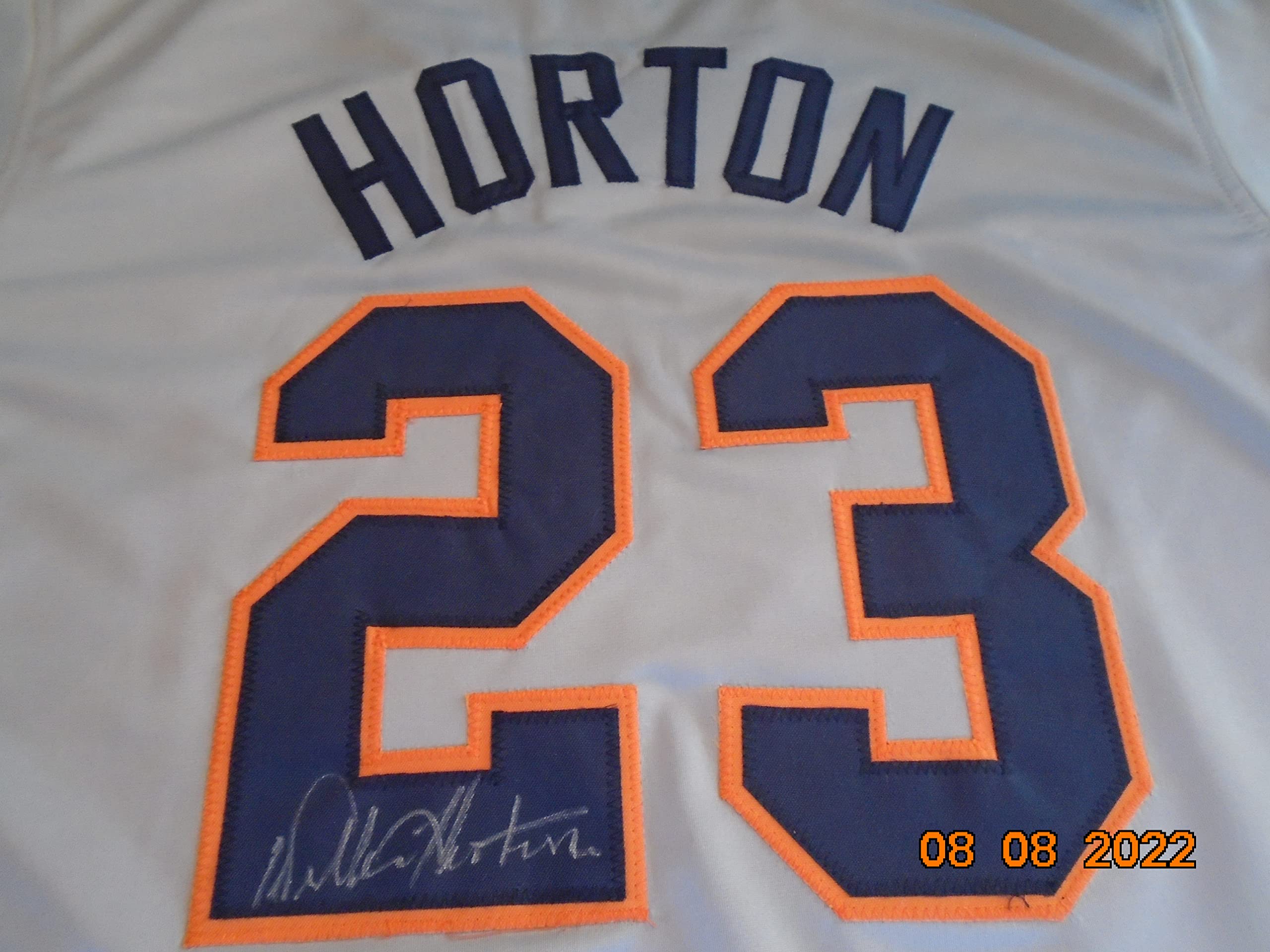 Authentic WILLIE HORTON Signed Detroit Tigers Jersey - JSA Certified Collectible for Baseball Fans & Sports Memorabilia Enthusiasts