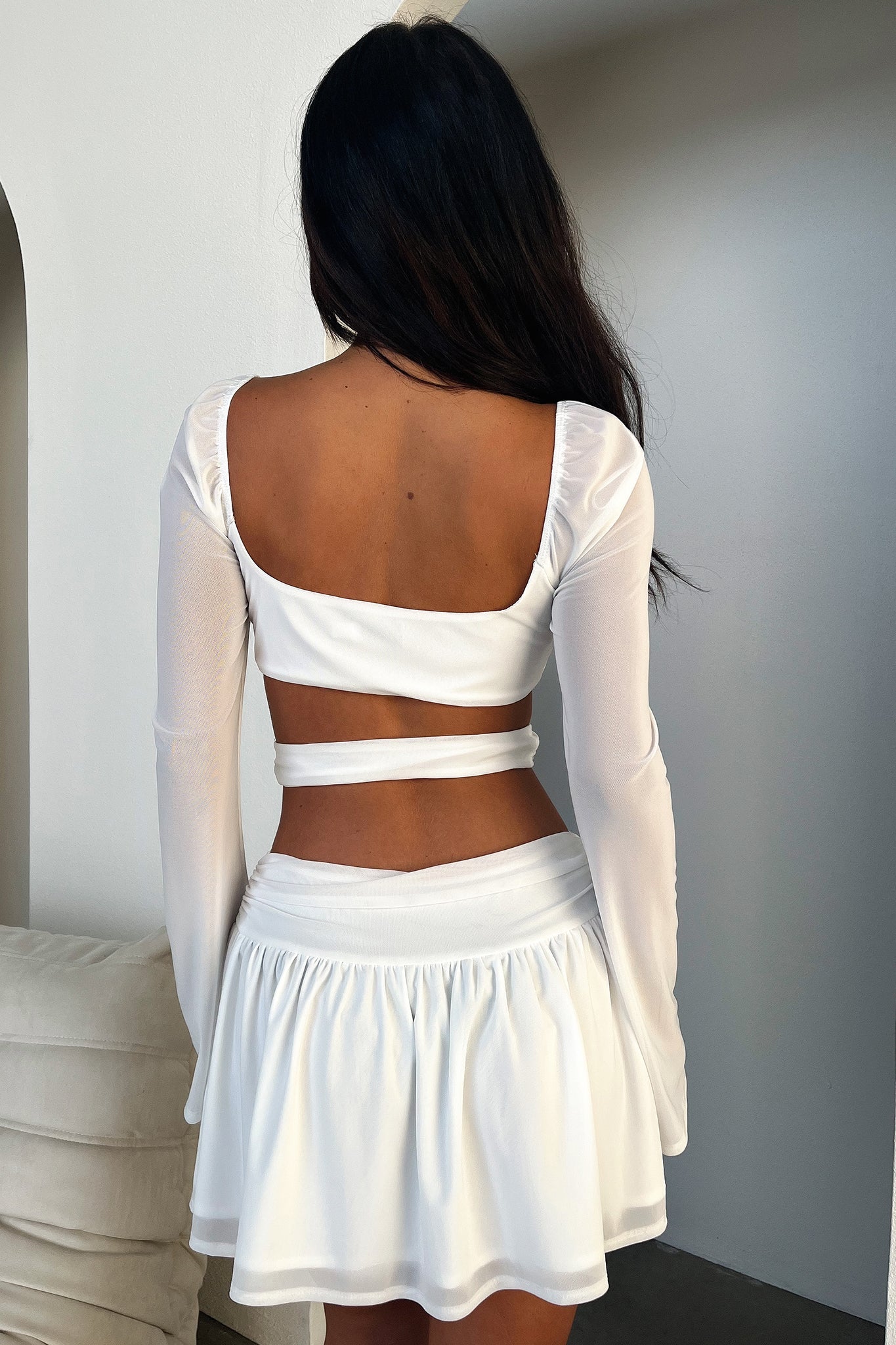 Ileana White Dress for Women - Elegant Summer Casual Wear for Parties, Weddings & Office