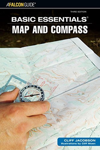 Basic Essentials Map & Compass, 3rd Edition - Outdoor Navigation Guide for Hiking, Camping & Survival by Cliff Jacobson (2007) - Perfect for Backpackers, Hunters & Adventure Enthusiasts