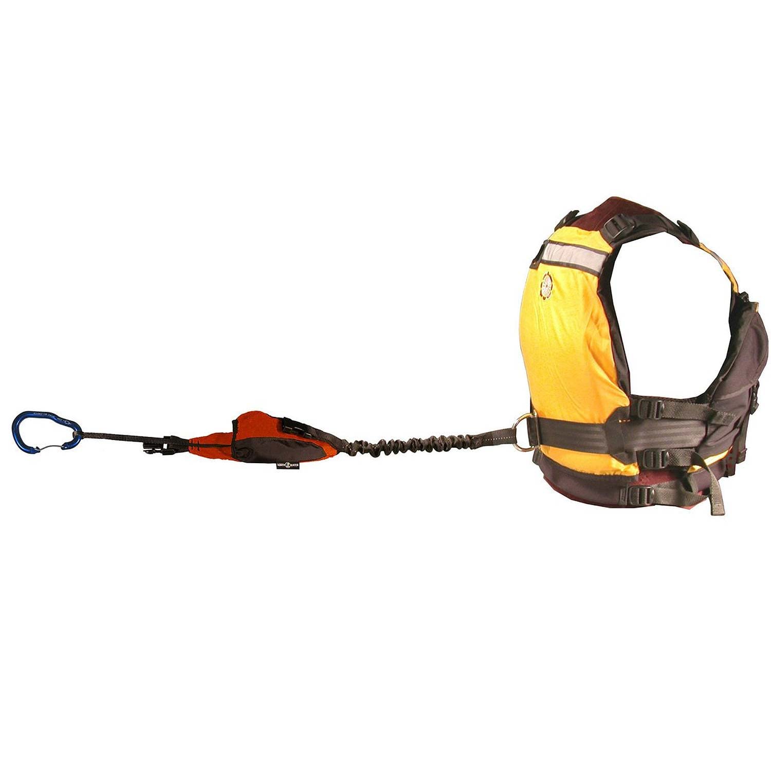 Quick Release Sea Link Kayak Tow Line - Durable & Adjustable for Kayaking, Canoeing, and Water Rescue Scenarios